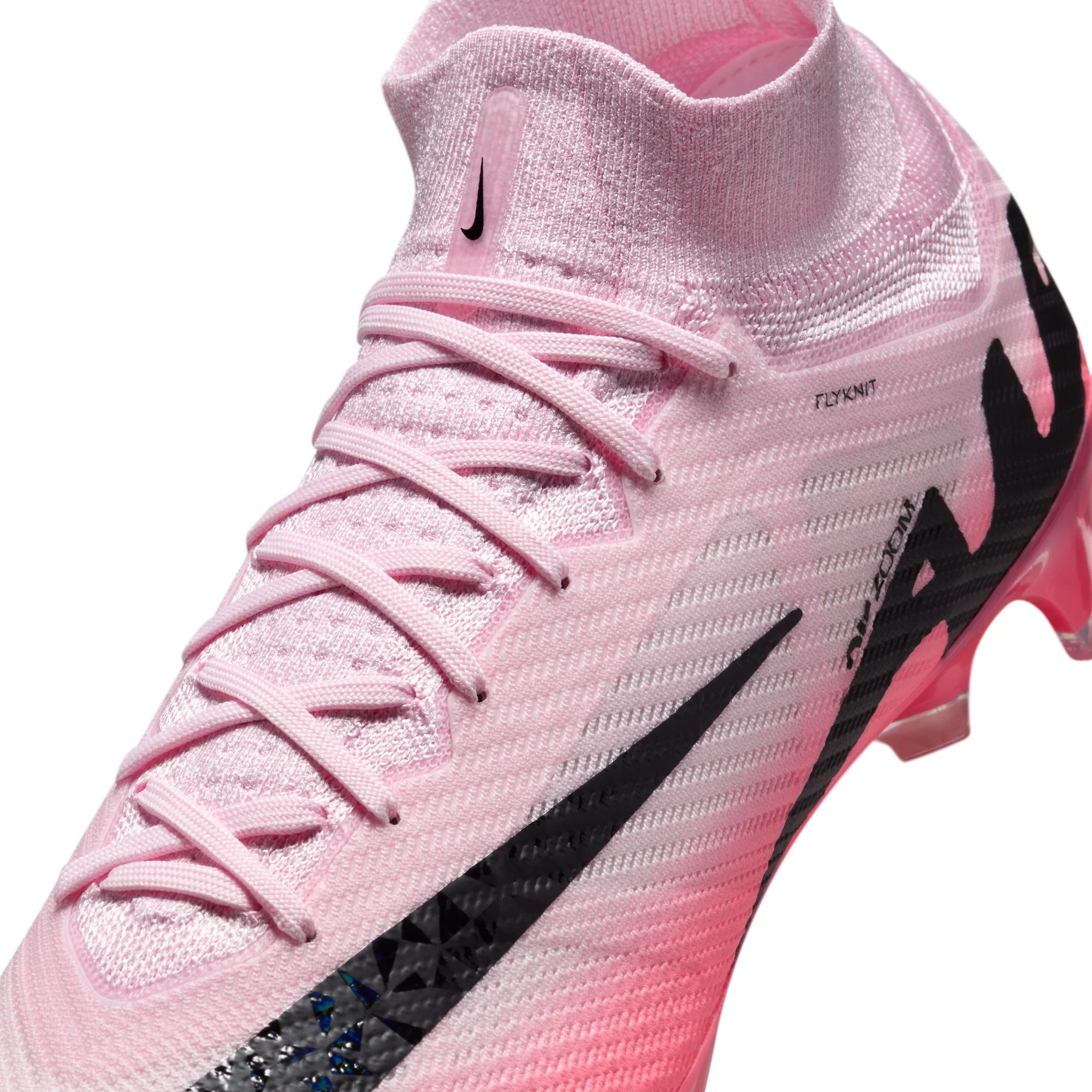 Nike Mercurial Superfly 9 Elite FG Firm Ground Soccer Cleats- Pink Foam/Black - Image 8