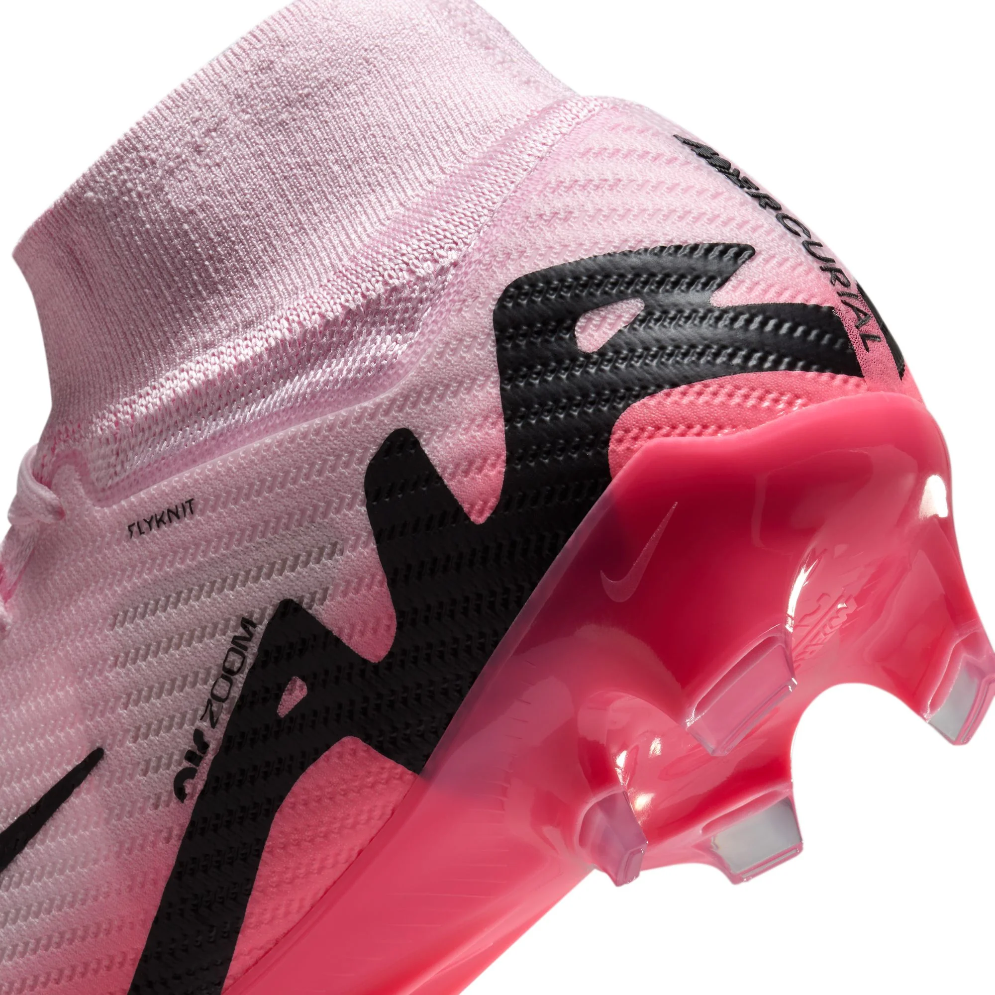 Nike Mercurial Superfly 9 Elite FG Firm Ground Soccer Cleats- Pink Foam/Black - Image 9