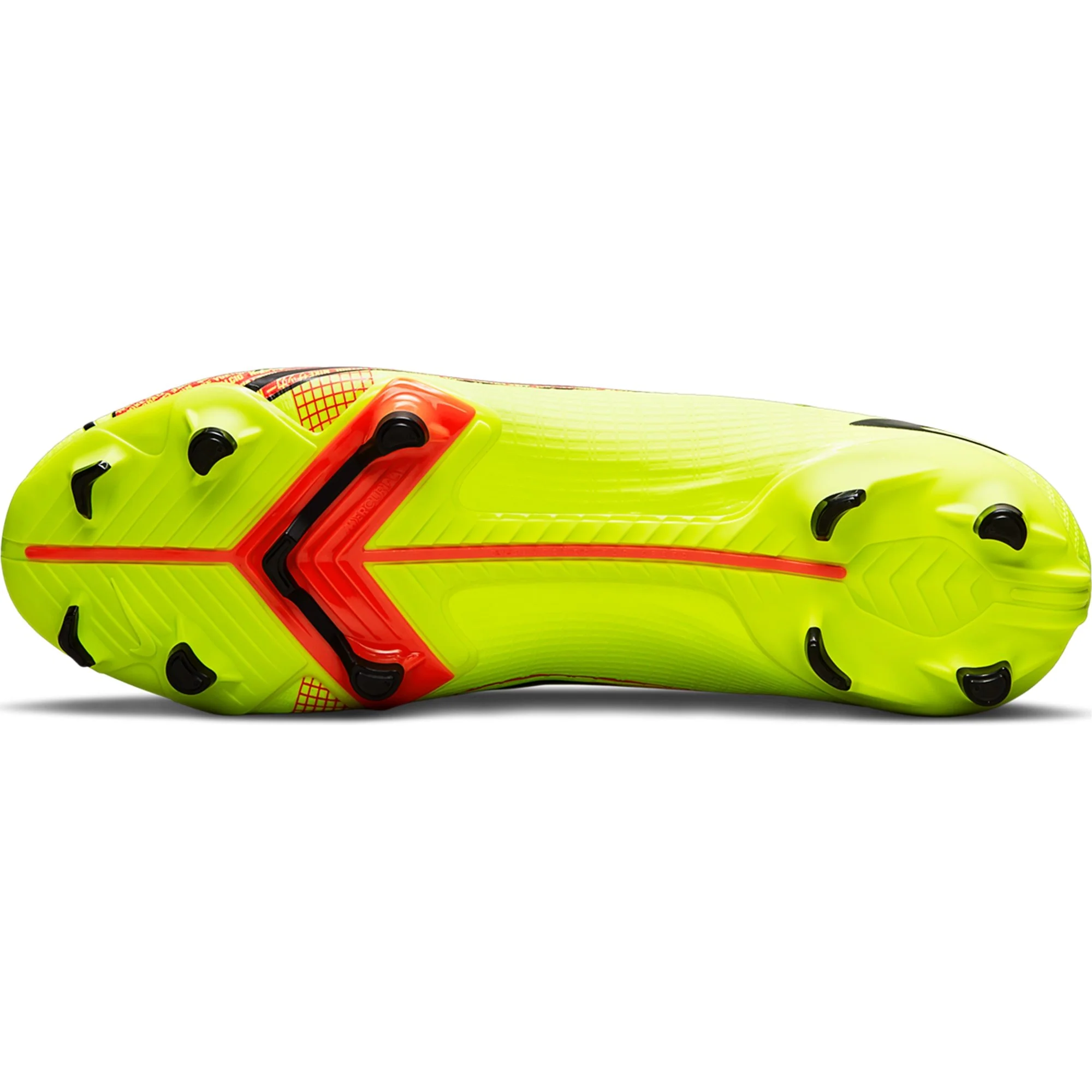 Nike Mercurial Vapor 14 Academy FG/MG Soccer Cleat -  Volt/Black/Bright Crimson - Image 6