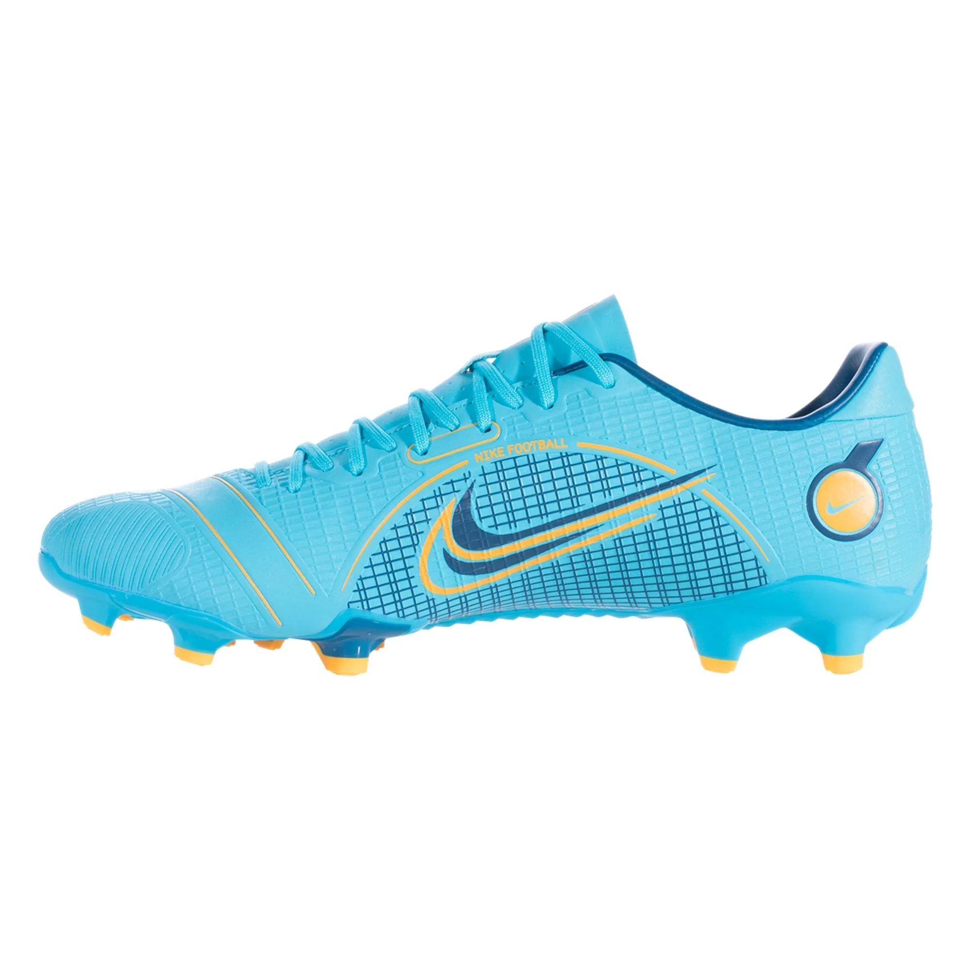 Nike Mercurial Vapor 14 Academy FG/MG Soccer Cleats - Chlorine Blue/Laser Orange/Marina - Image 2