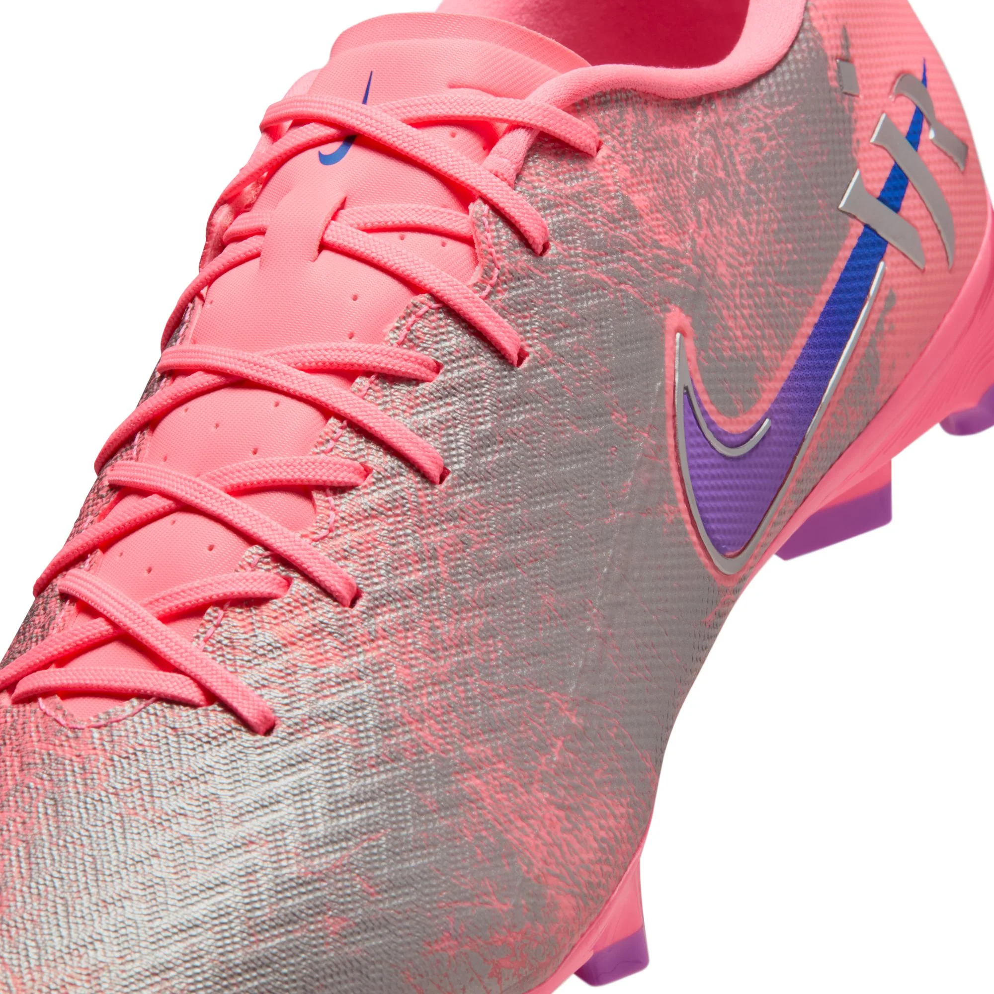 Nike Mercurial Vapor 16 Academy "Vini Jr." FG Firm Ground Soccer Shoes -Sunset Pulse/Old Royal - Image 7