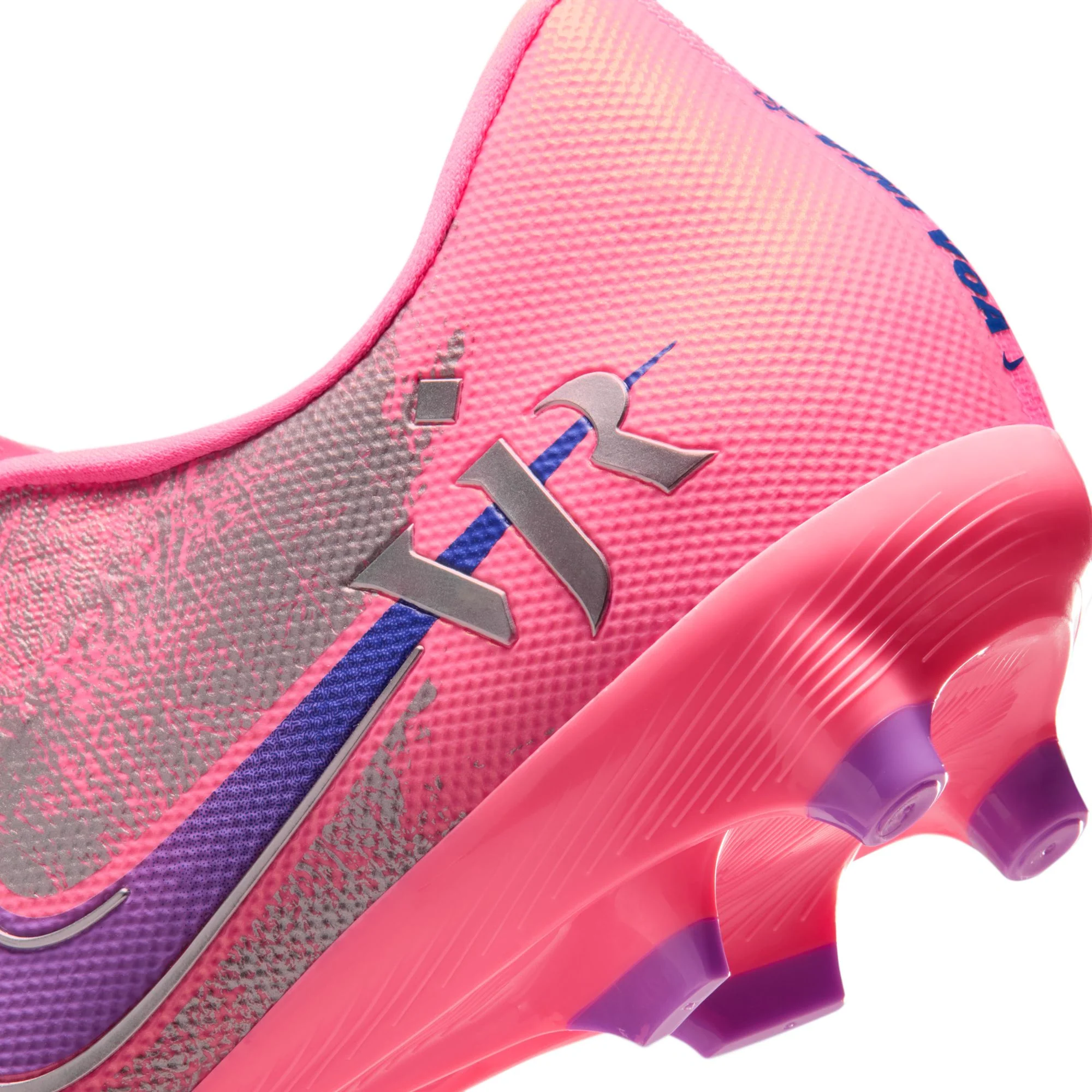 Nike Mercurial Vapor 16 Academy "Vini Jr." FG Firm Ground Soccer Shoes -Sunset Pulse/Old Royal - Image 8