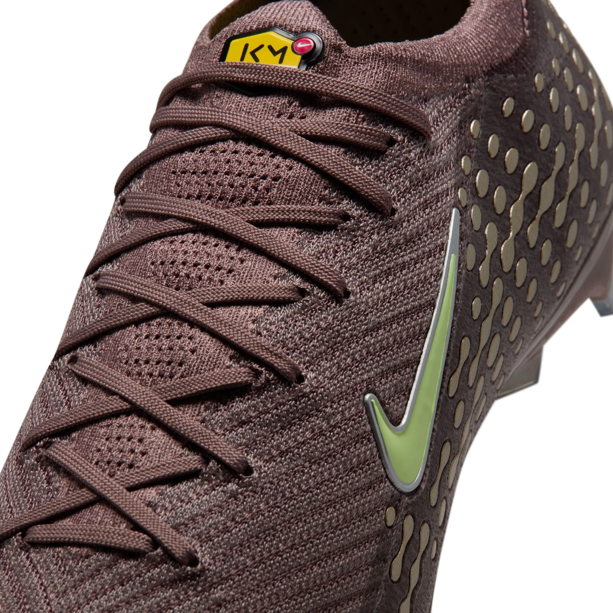 Nike Mercurial Vapor 16 Elite "Kylian Mbappé" FG Firm Ground Soccer Cleats- Plum Eclipse/Metallic Silver - Image 8