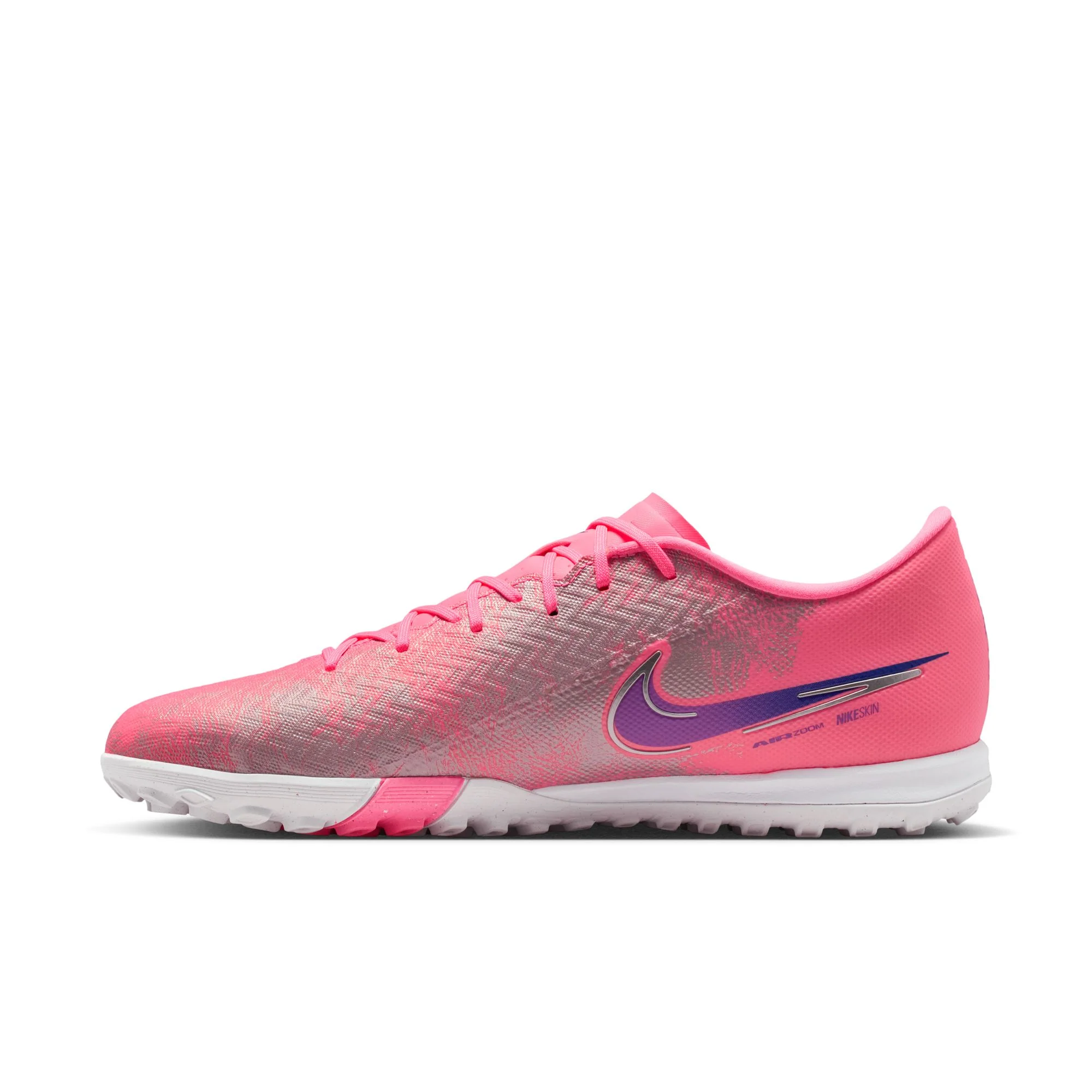 Nike Mercurial Vapor 16 Academy "Vini Jr." TF Turf Soccer Shoes -Sunset Pulse/Old Royal - Image 2