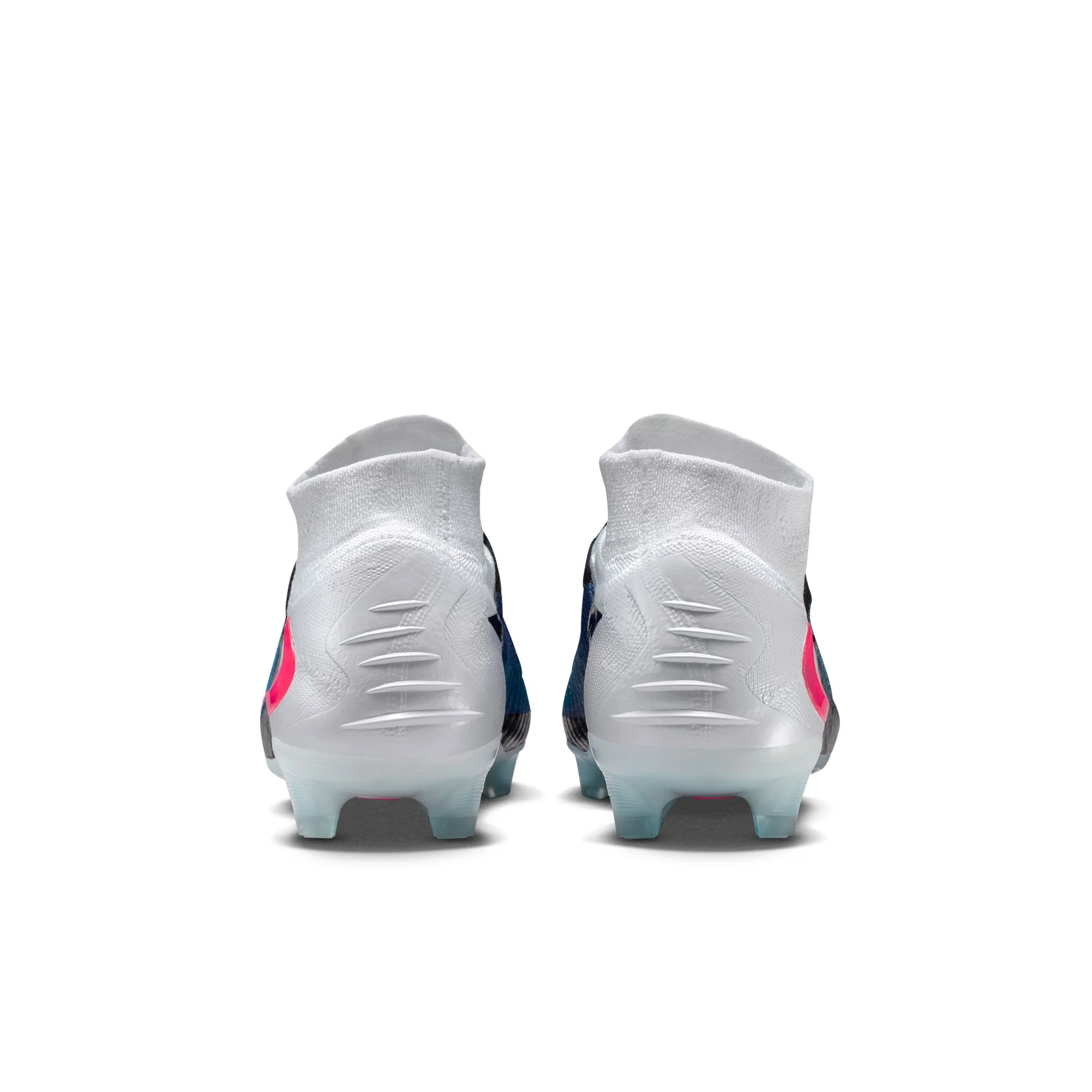 Nike Phantom 6 High Elite FG Firm Ground Soccer Cleats - Racer Blue/Pink Blast/White - Image 4
