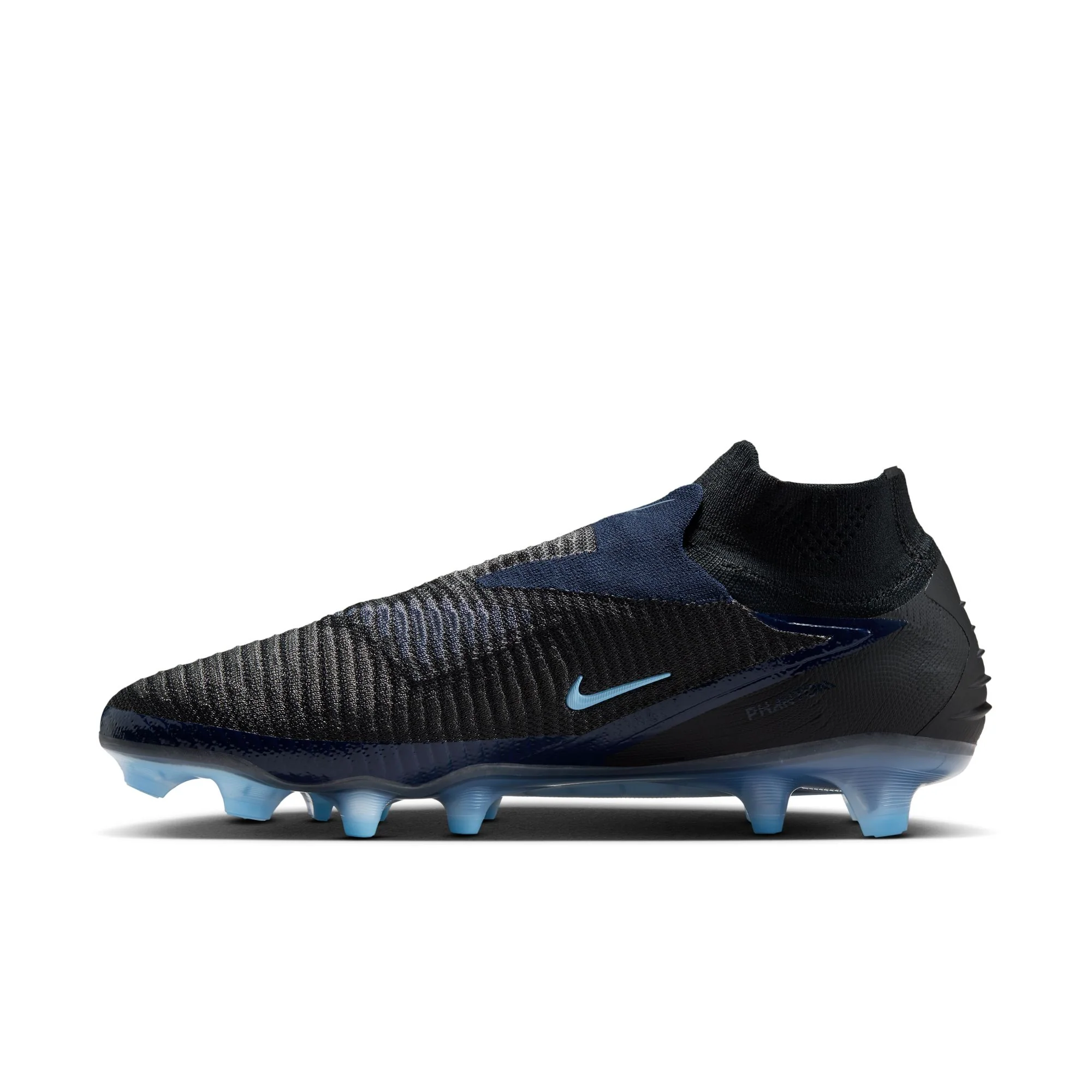 Nike Phantom 6 High Elite FG Firm Ground Soccer Cleats -Black/Black - Image 2