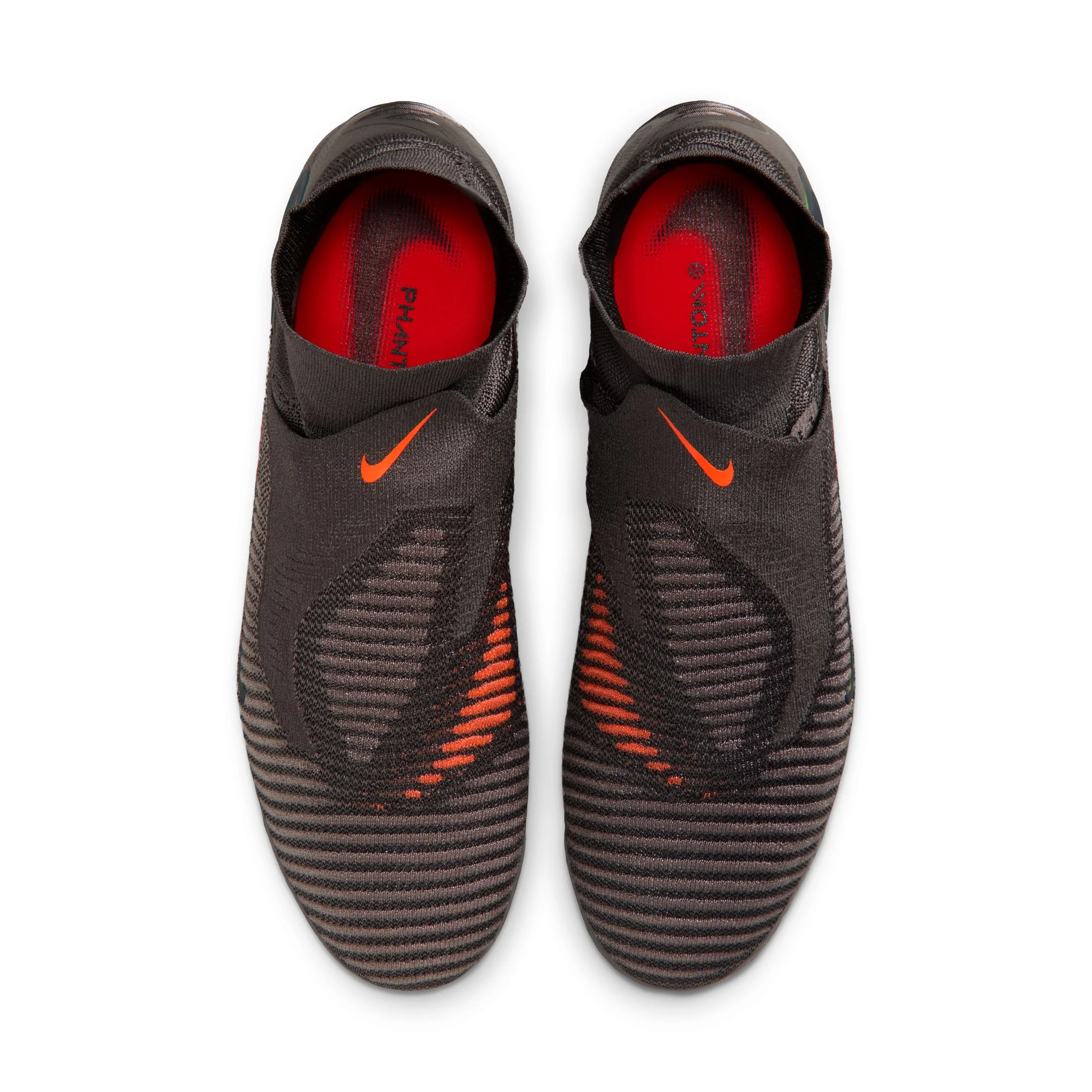 Nike Phantom 6 High Elite LV8 FG Firm Ground Soccer Cleats -Medium Ash/Gold Amber/Black - Image 3