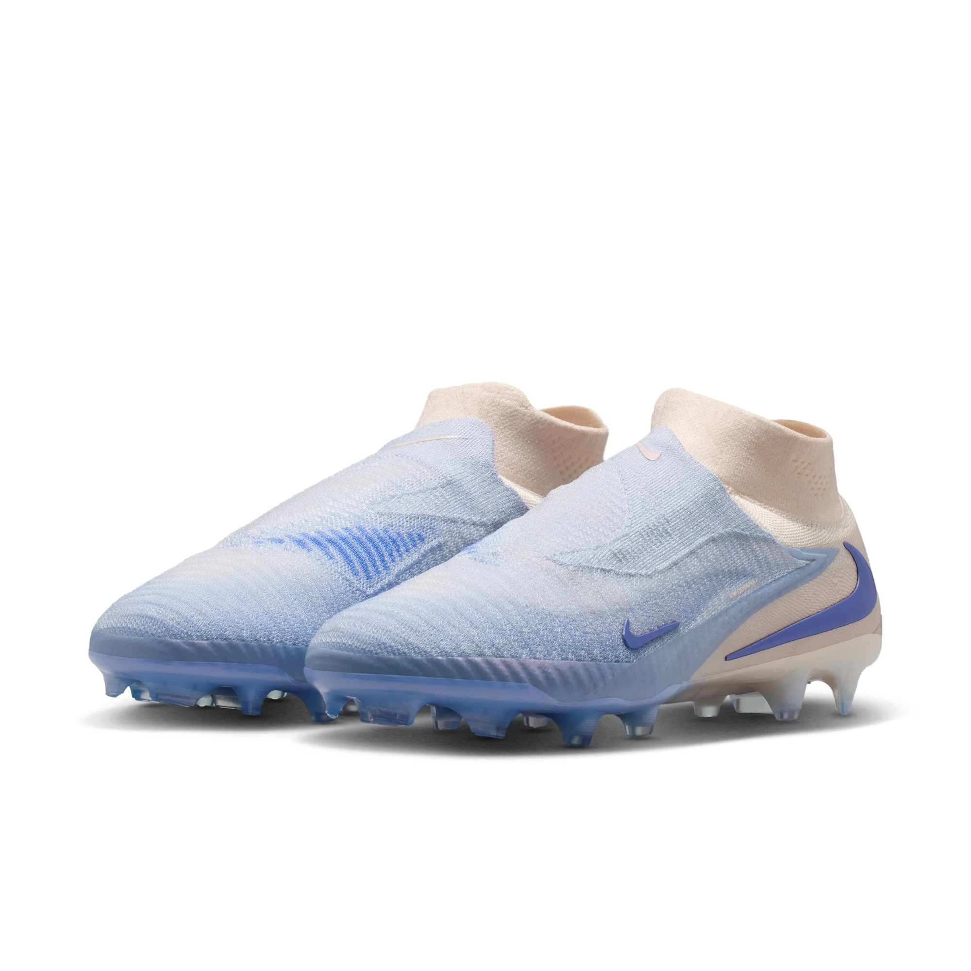 Nike Phantom 6 High Elite LV8 FG Firm Ground Soccer Cleats - Ghost/Guava Ice - Image 4