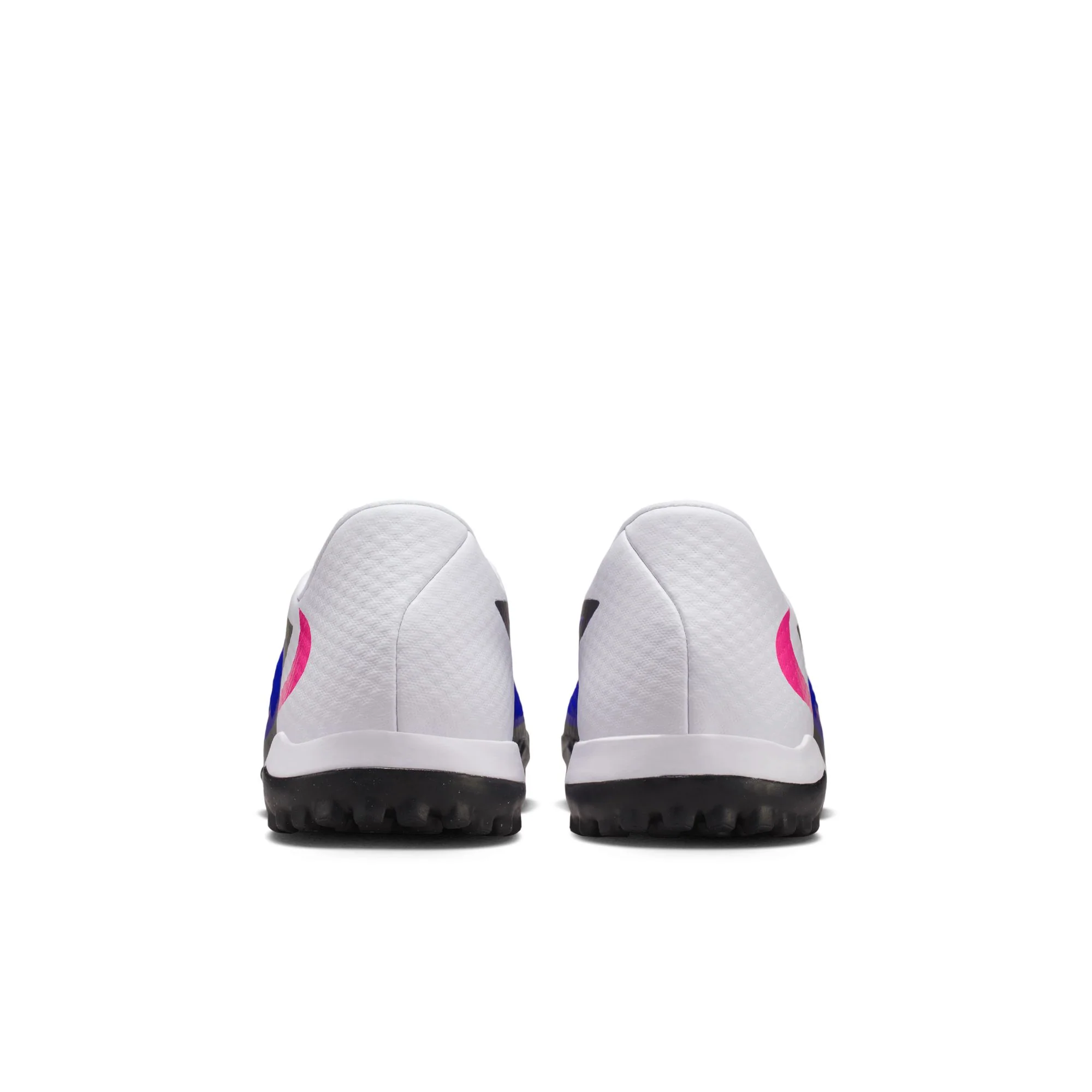 Nike Phantom 6 Low Academy TF Turf Soccer Cleats-Racer Blue/Pink Blast/White - Image 5