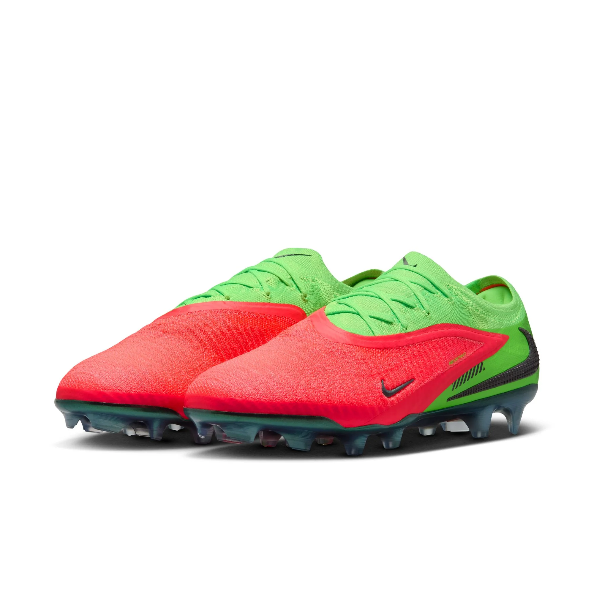 Nike Phantom 6 Low Elite "Erling Haaland" FG Firm Ground Soccer Cleats - Hot Punch/Black/Green Strike - Image 4