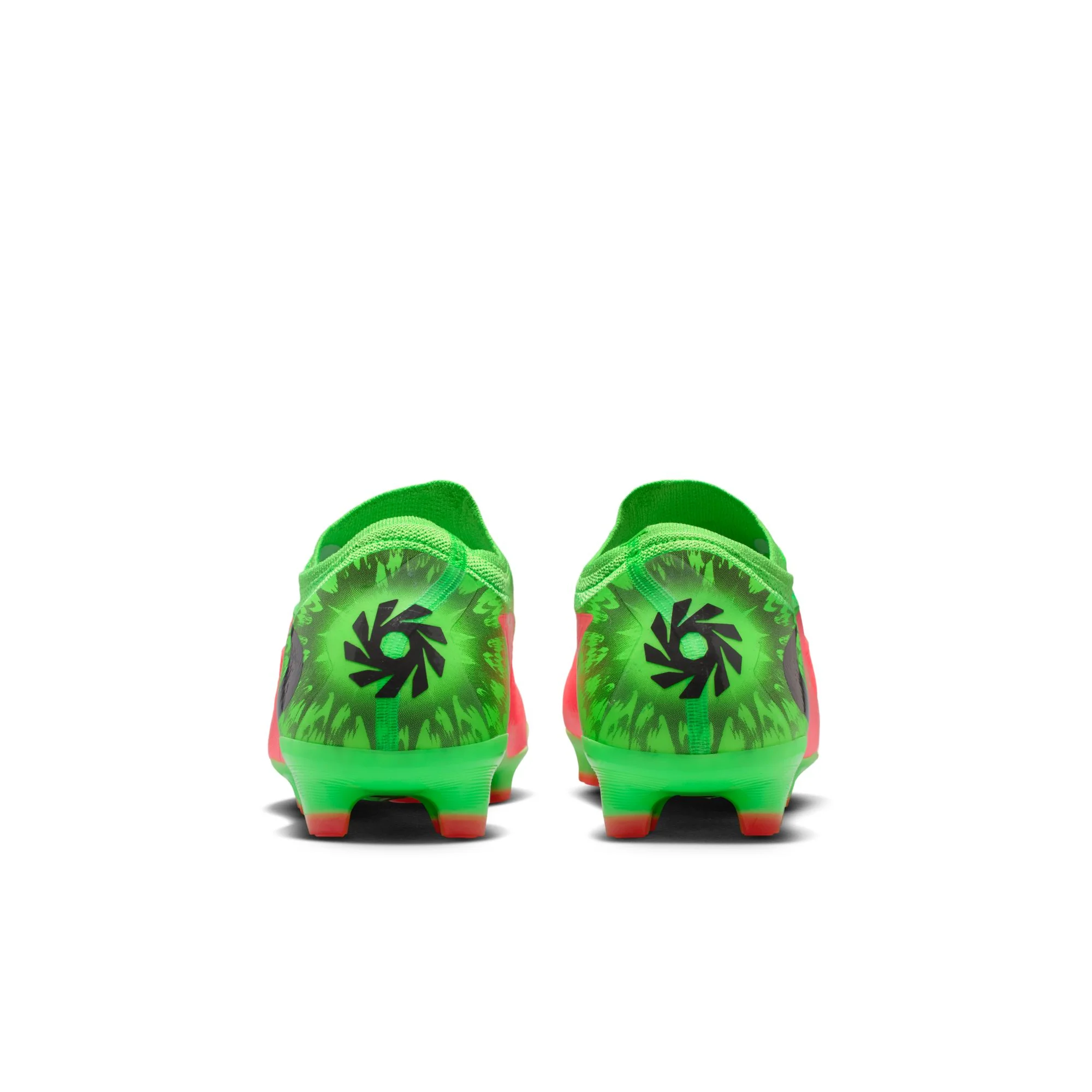 Nike Phantom 6 Low Pro "Erling Haaland" FG Firm Ground Soccer Cleats - Hot Punch/Black/Green Strike - Image 5