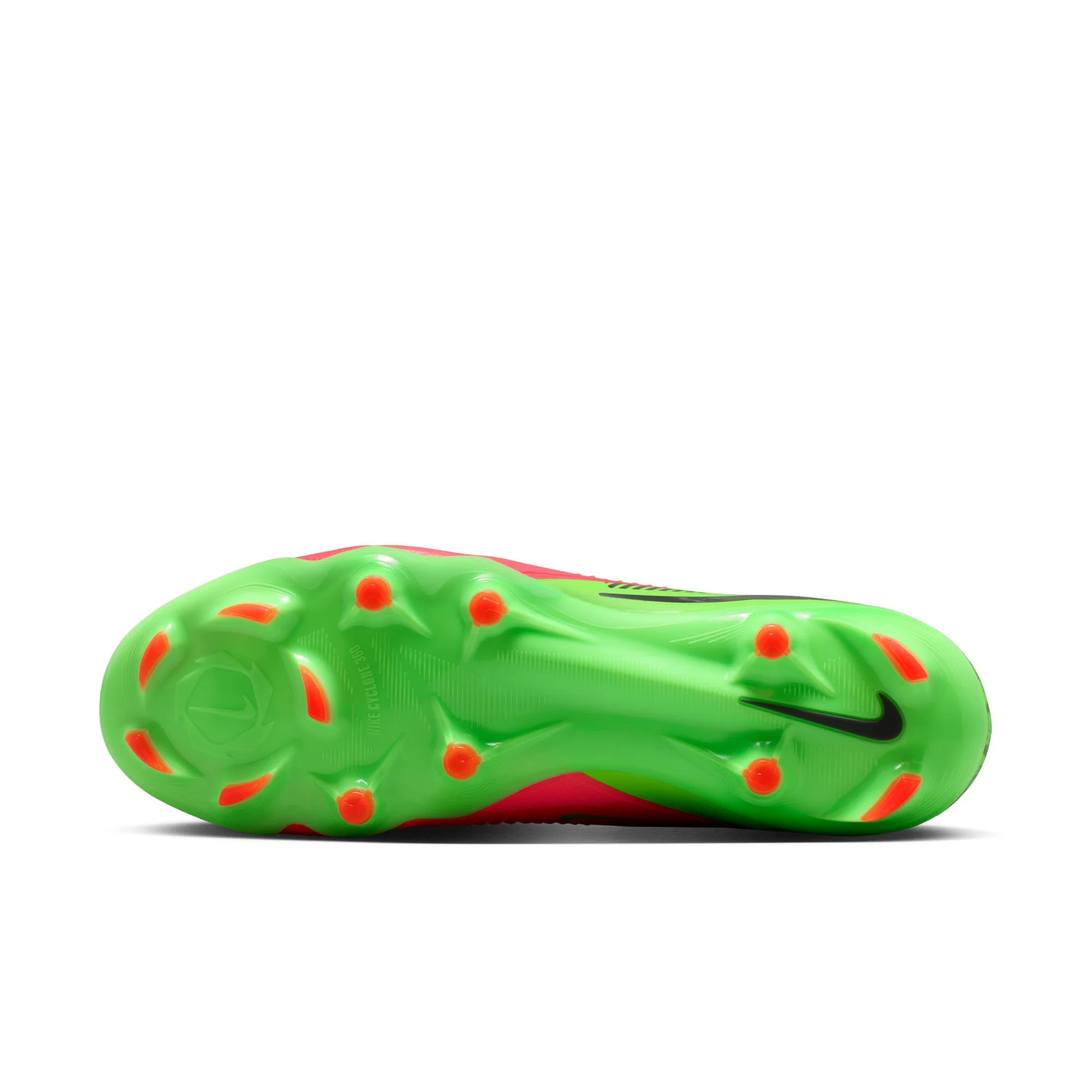 Nike Phantom 6 Low Pro "Erling Haaland" FG Firm Ground Soccer Cleats - Hot Punch/Black/Green Strike - Image 6