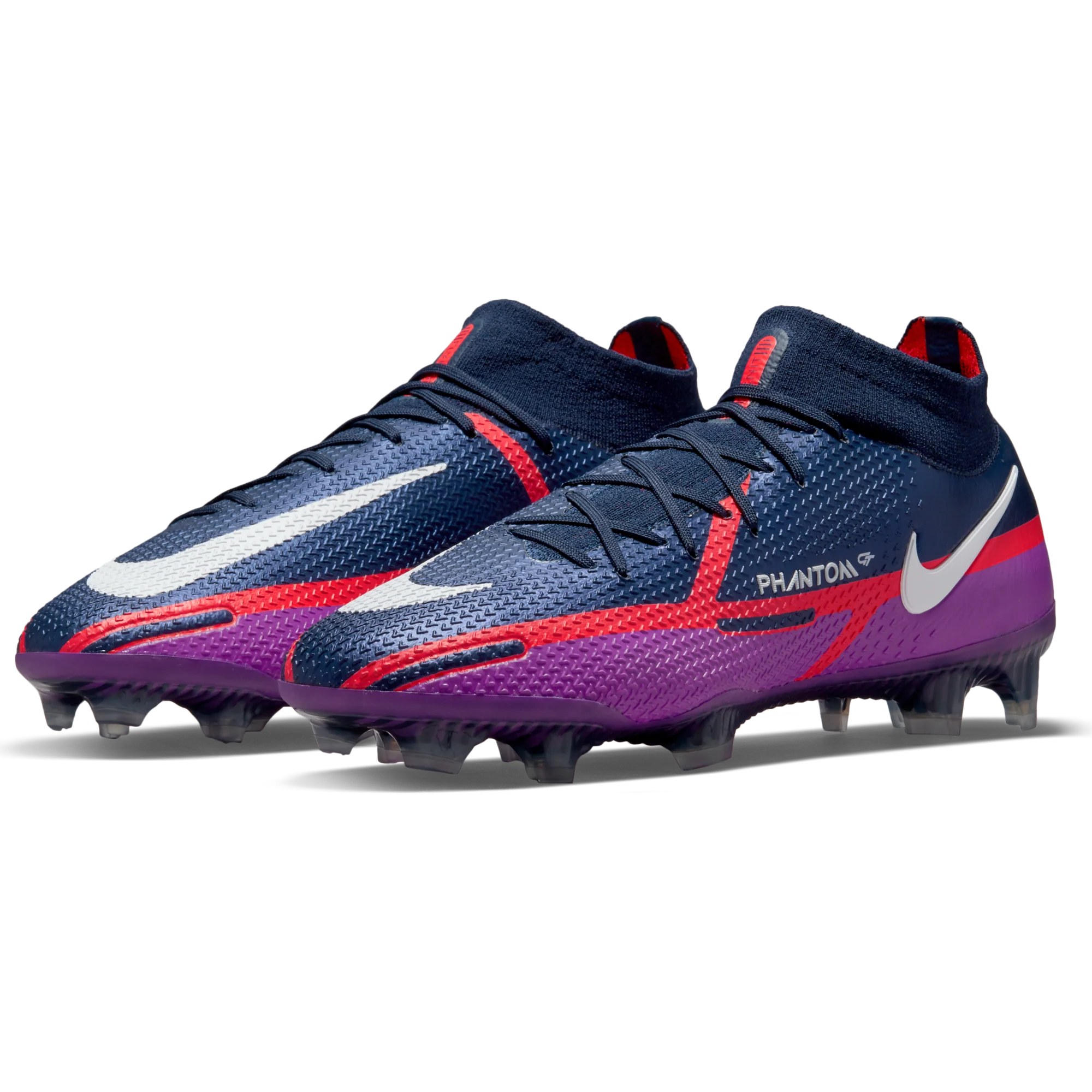Nike Phantom GT2 DF Elite FG Soccer Cleats - College Navy/White - Image 3