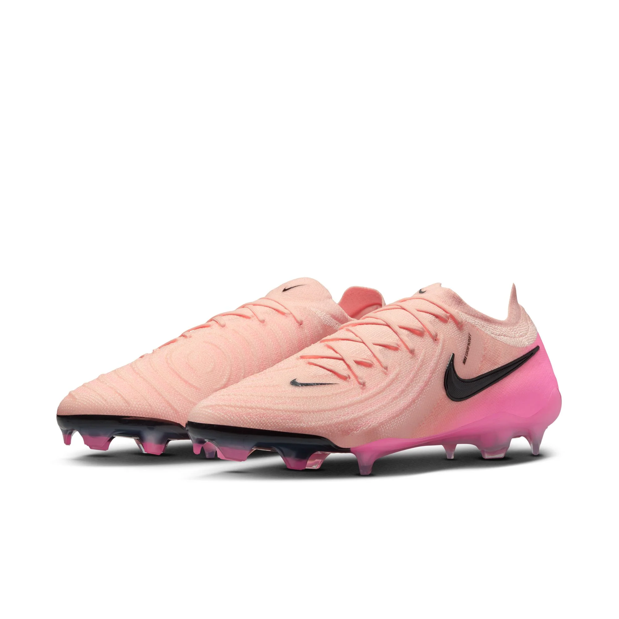 Nike Phantom GX 2 Elite FG Firm Ground Soccer Cleat -  Crimson Tint/Black/ Pink Blast - Image 3