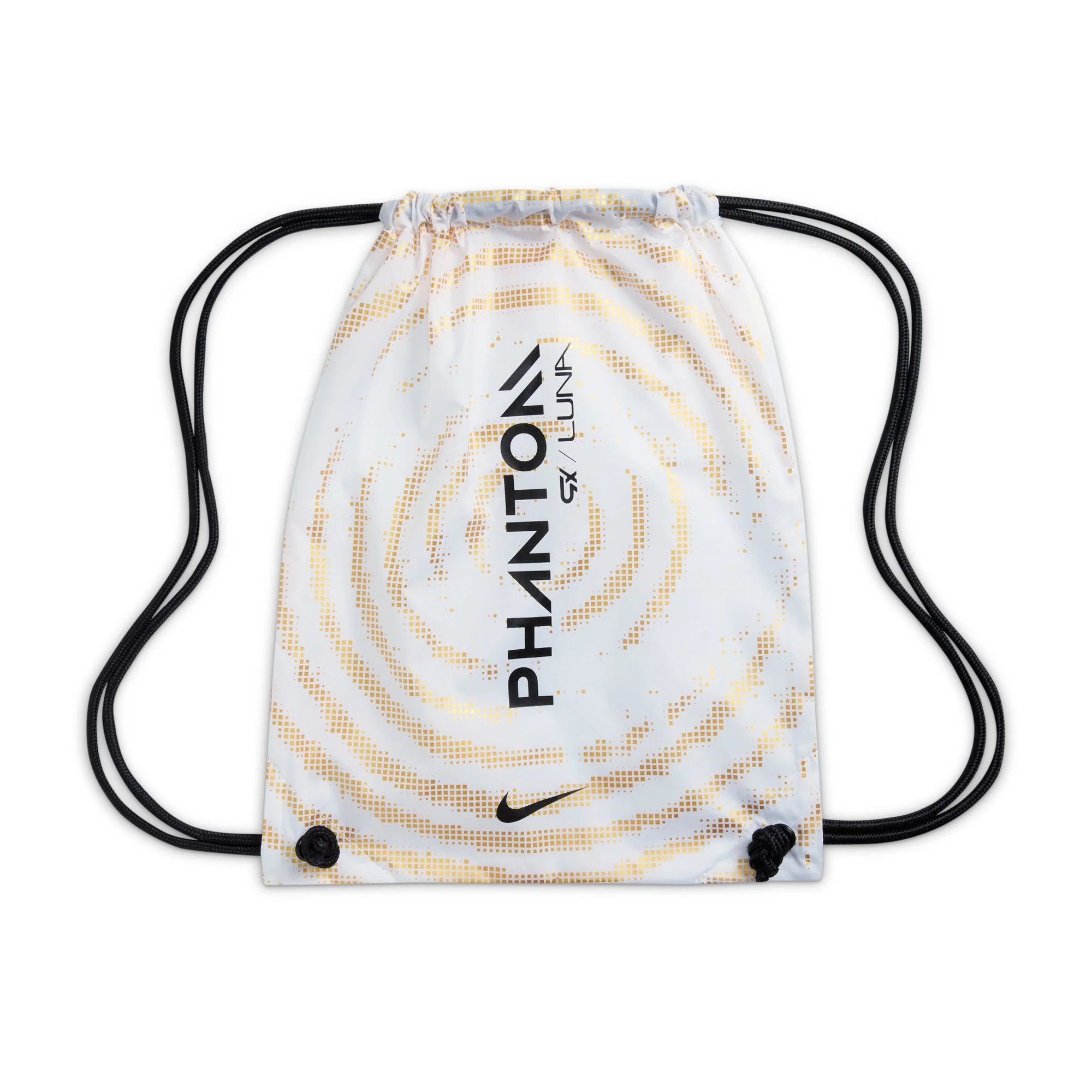 Nike Phantom GX 2 Elite FG Firm Ground Soccer Cleat - White/Black/Metallic Gold - Image 7