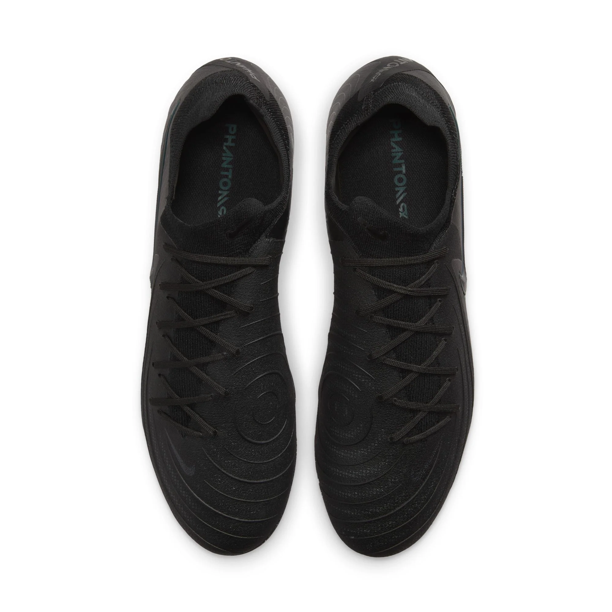 Nike Phantom GX 2 Pro FG Firm Ground Soccer Cleat - Black/Black-Deep Jungle - Image 5