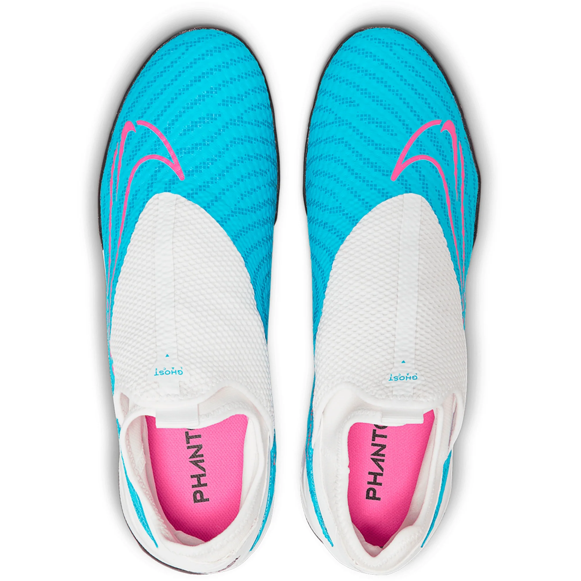 Nike Phantom GX Academy DF TF Turf Soccer Shoes - Blue/Pink/White/Black - Image 3