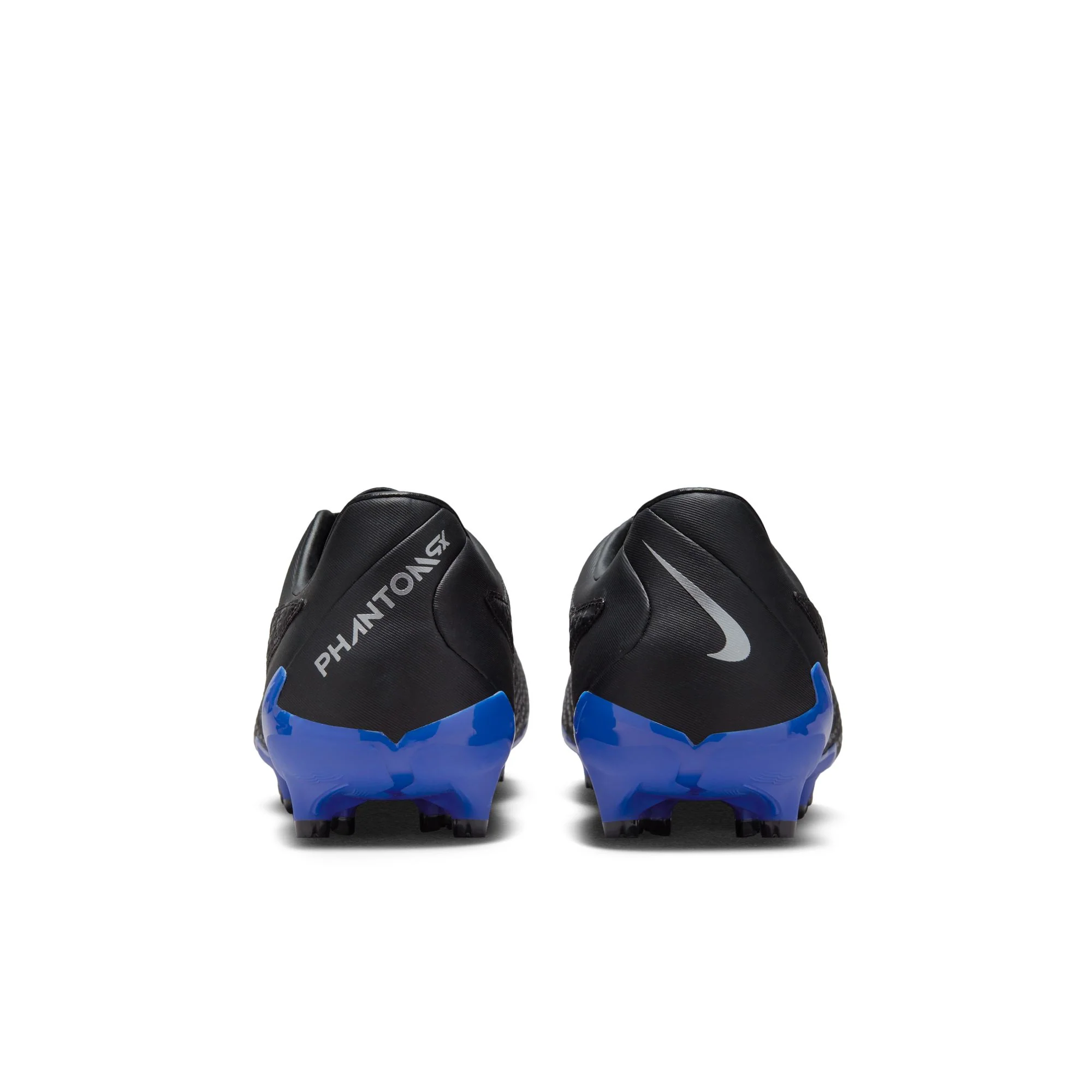 Nike Phantom GX Academy FG Firm Ground Soccer Cleats - Black/Chrome/Hyper Royal - Image 5