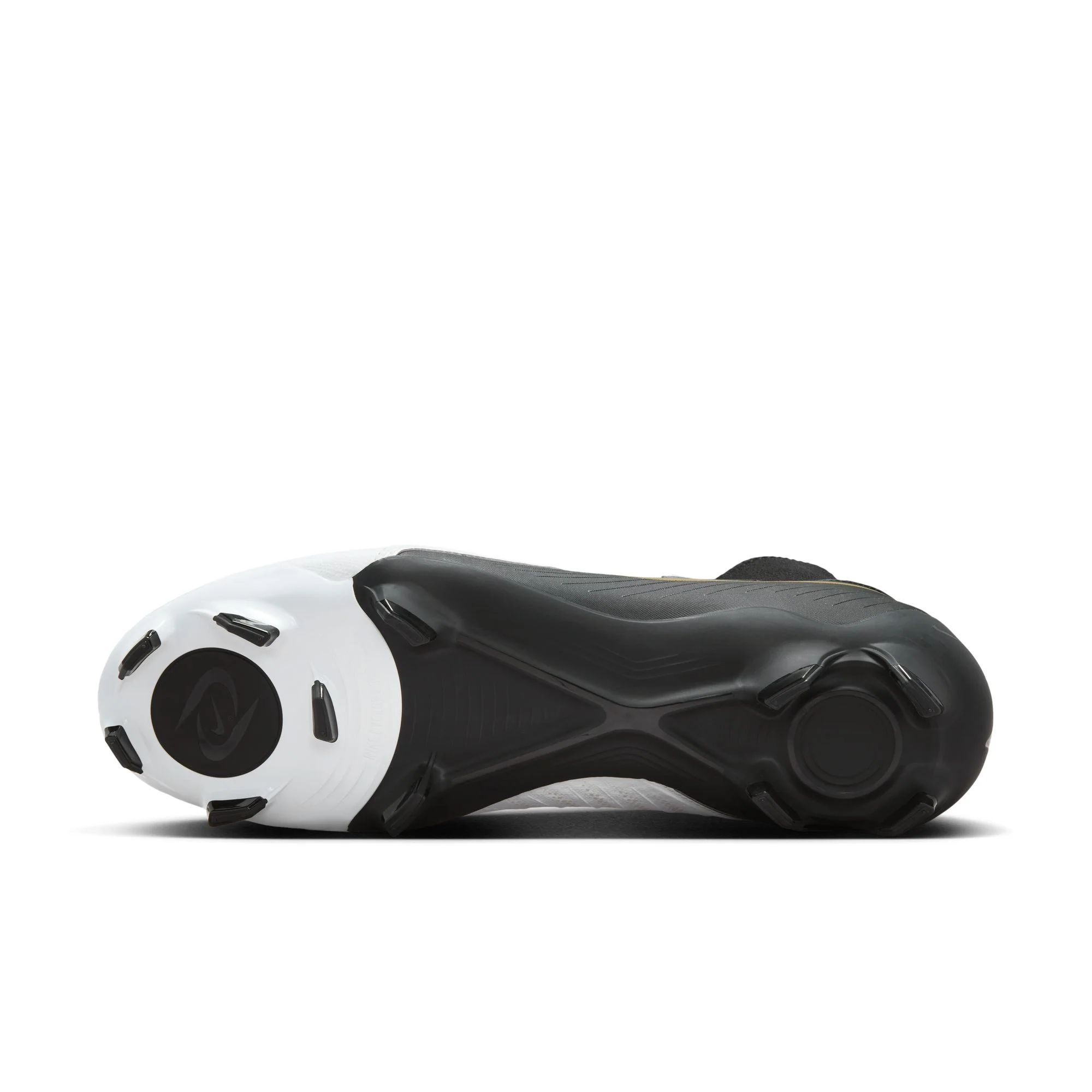 Nike Phantom Luna II Academy FG Firm Ground Soccer Cleat - White/Black/Metallic Gold Coin - Image 6