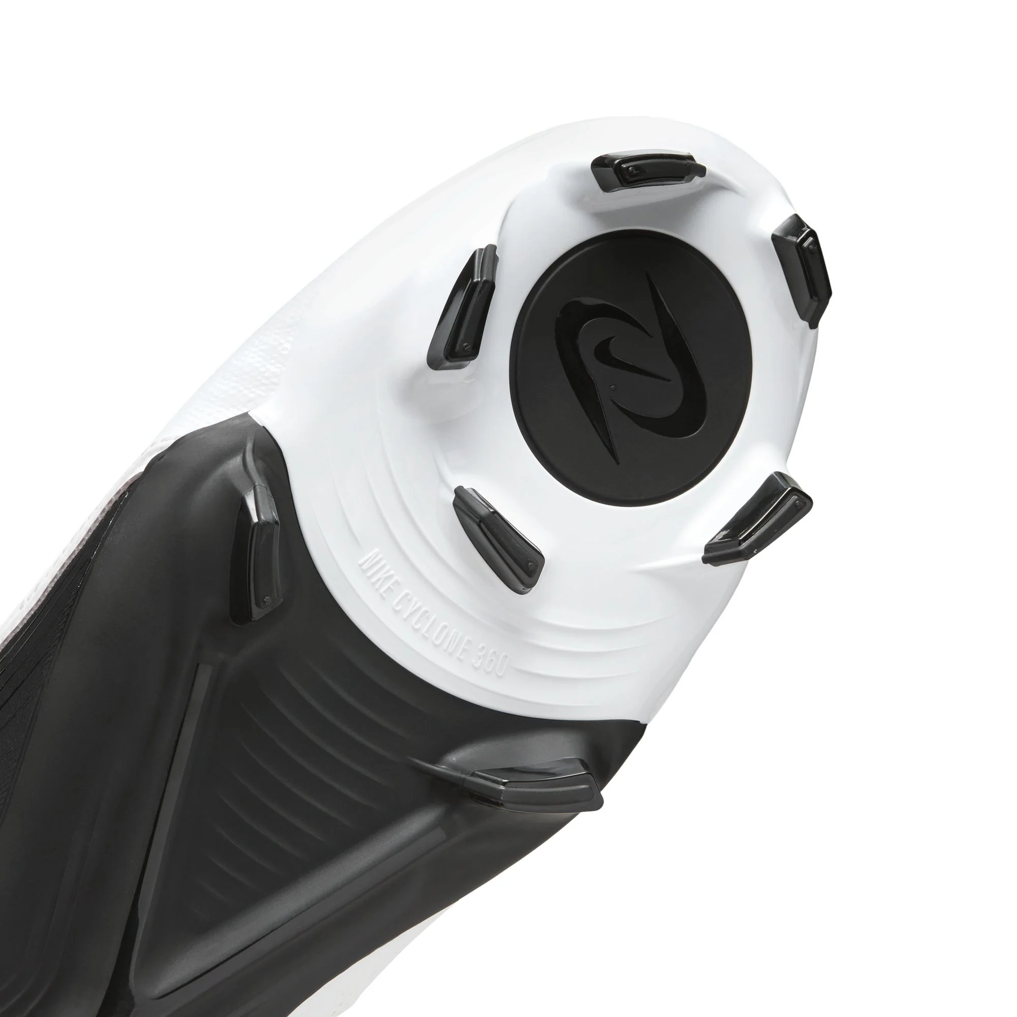 Nike Phantom Luna II Academy FG Firm Ground Soccer Cleat - White/Black/Metallic Gold Coin - Image 9