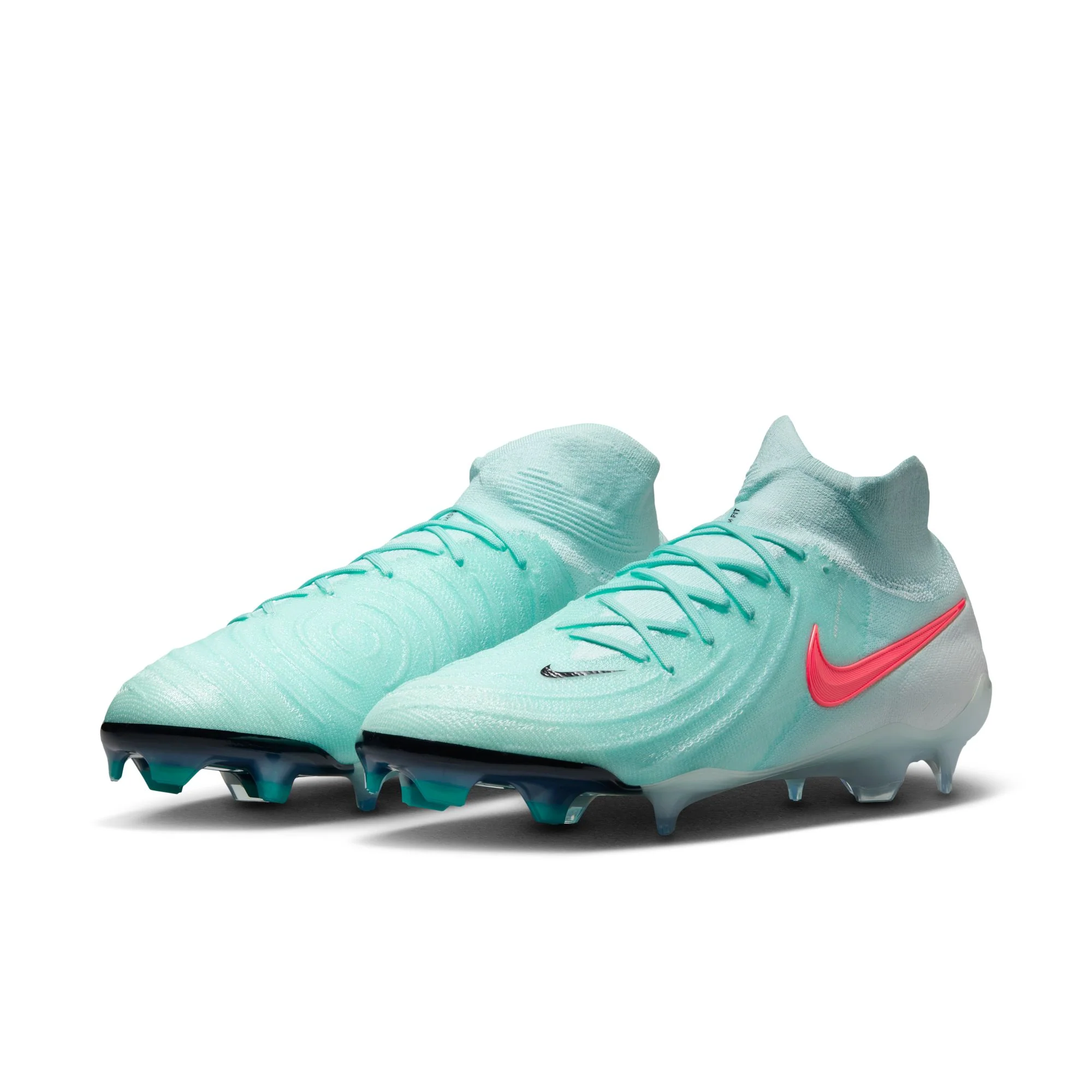 Nike Phantom Luna II Elite FG Firm Ground Soccer Cleat -Mint/ Atomic Red-off Noir - Image 4