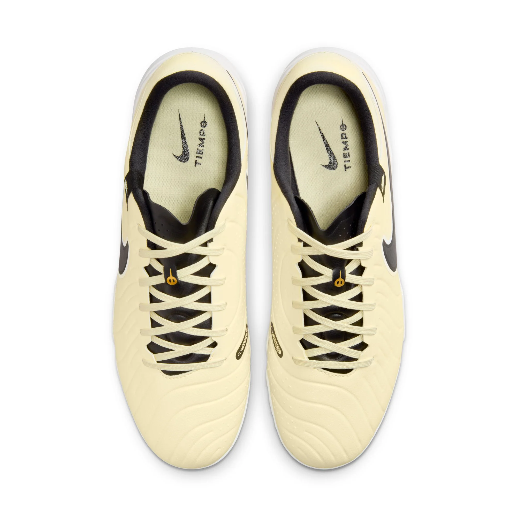 Nike Tiempo Legend 10 Academy TF Turf Soccer Cleat - Lemonade/Black - Image 3