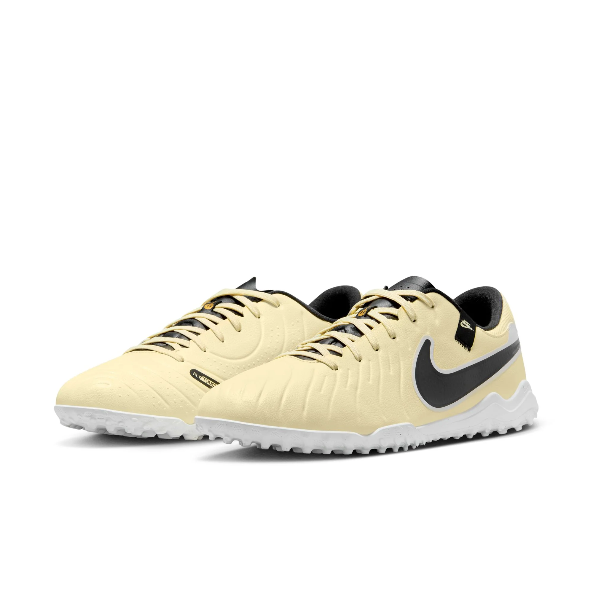 Nike Tiempo Legend 10 Academy TF Turf Soccer Cleat - Lemonade/Black - Image 4