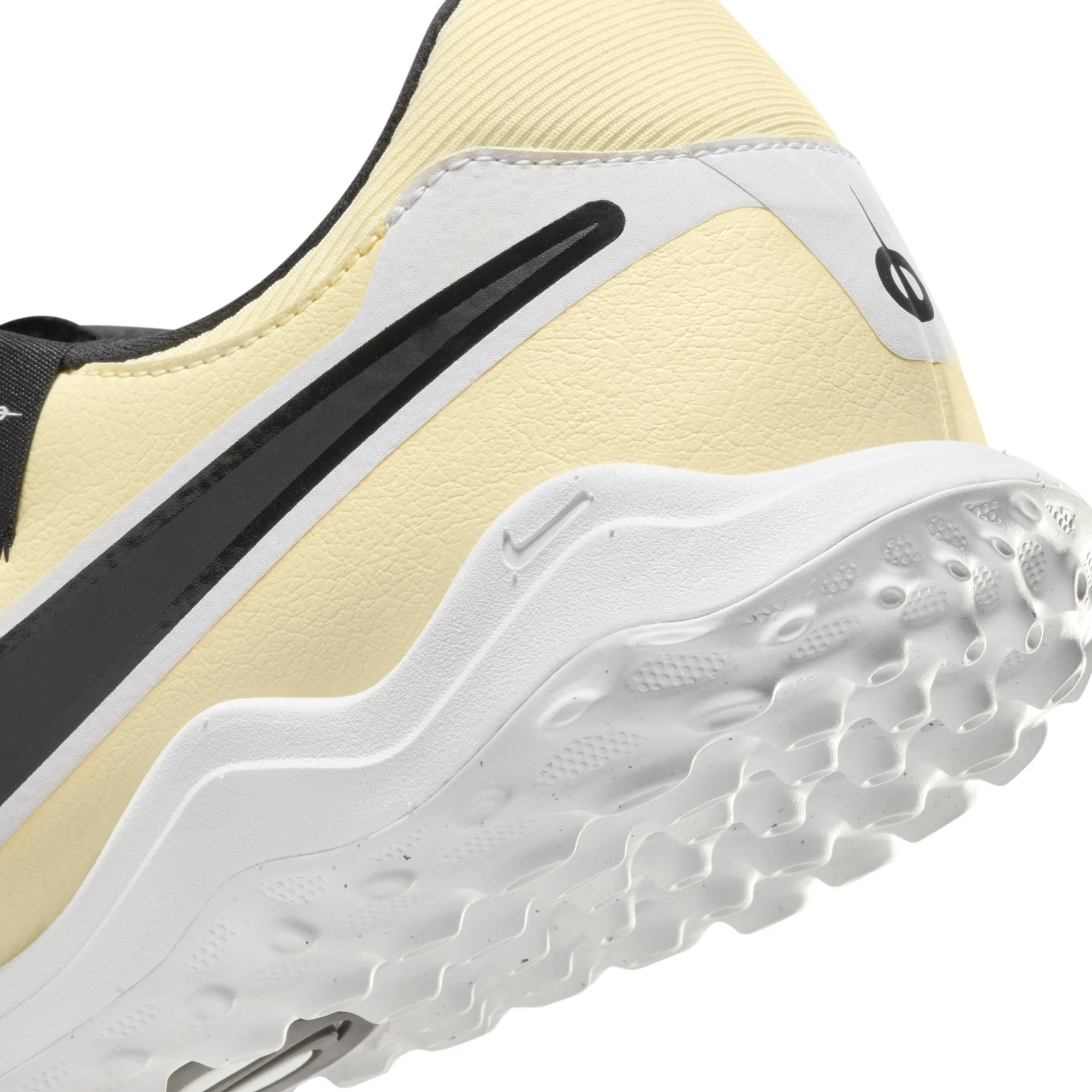Nike Tiempo Legend 10 Academy TF Turf Soccer Cleat - Lemonade/Black - Image 8