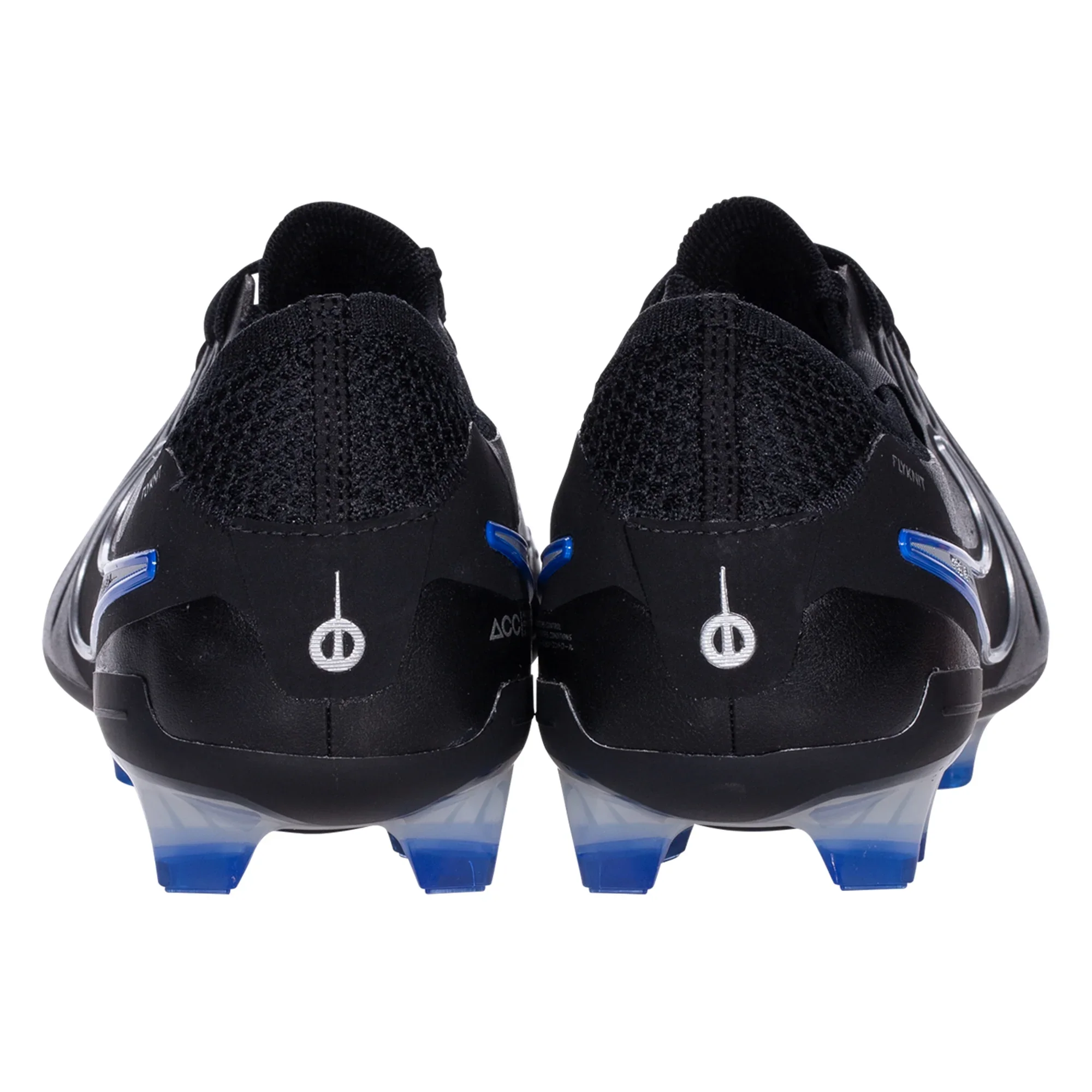 Nike Tiempo Legend 10 Elite FG Firm Ground Soccer Cleat - Black/Chrome/HyperRoyal - Image 6