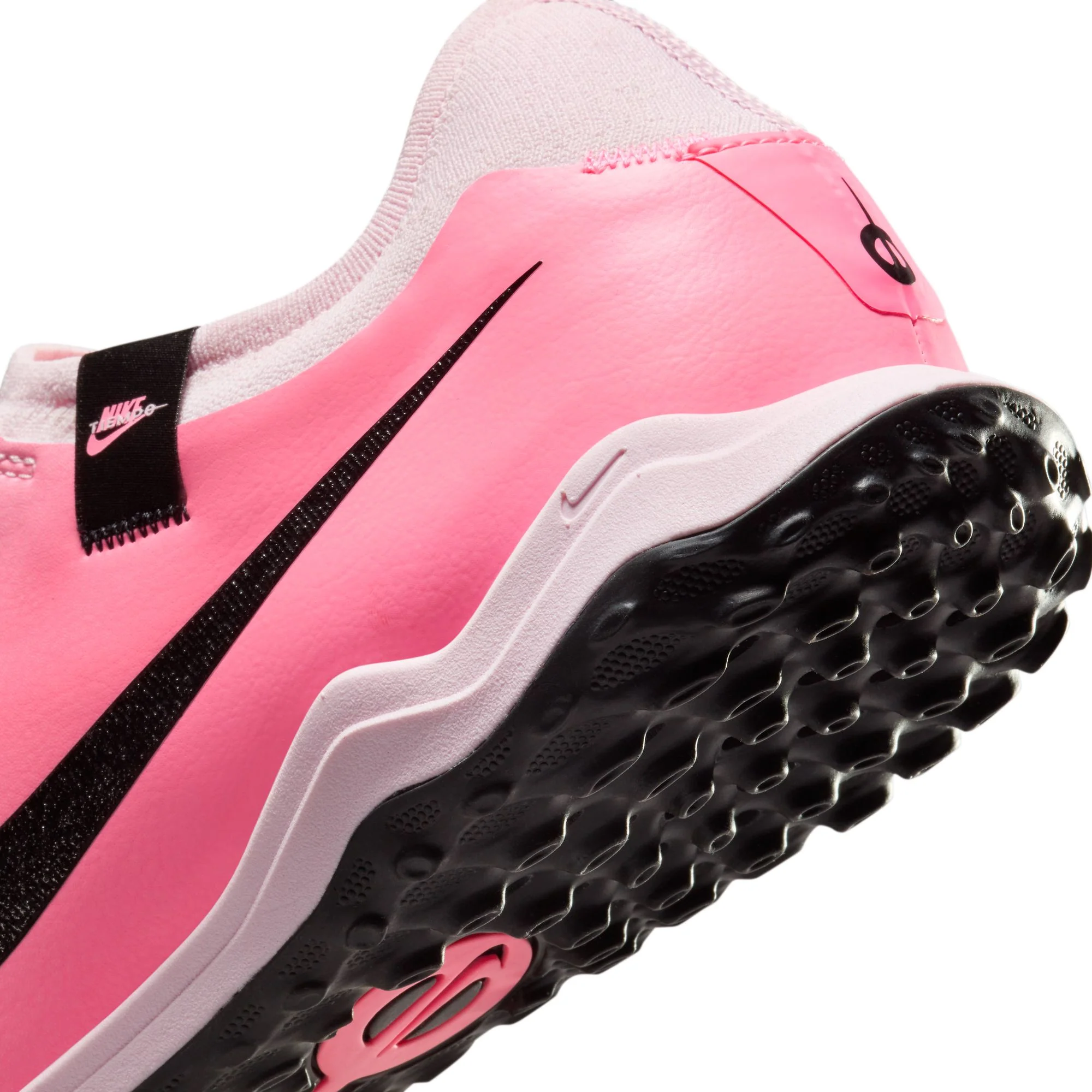 Nike Tiempo Legend 10 Pro TF Turf Soccer Cleats-  Pink Foam /Black - Image 7
