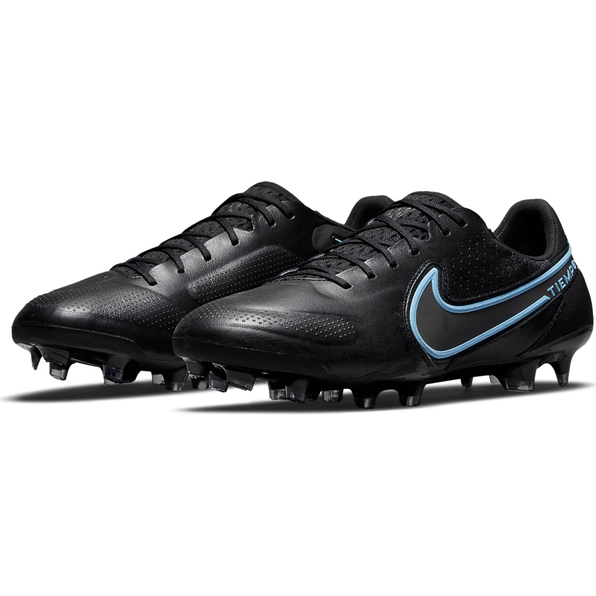 Nike Tiempo Legend 9 Elite FG Firm Ground Soccer Cleat -  Black/Black - Image 4
