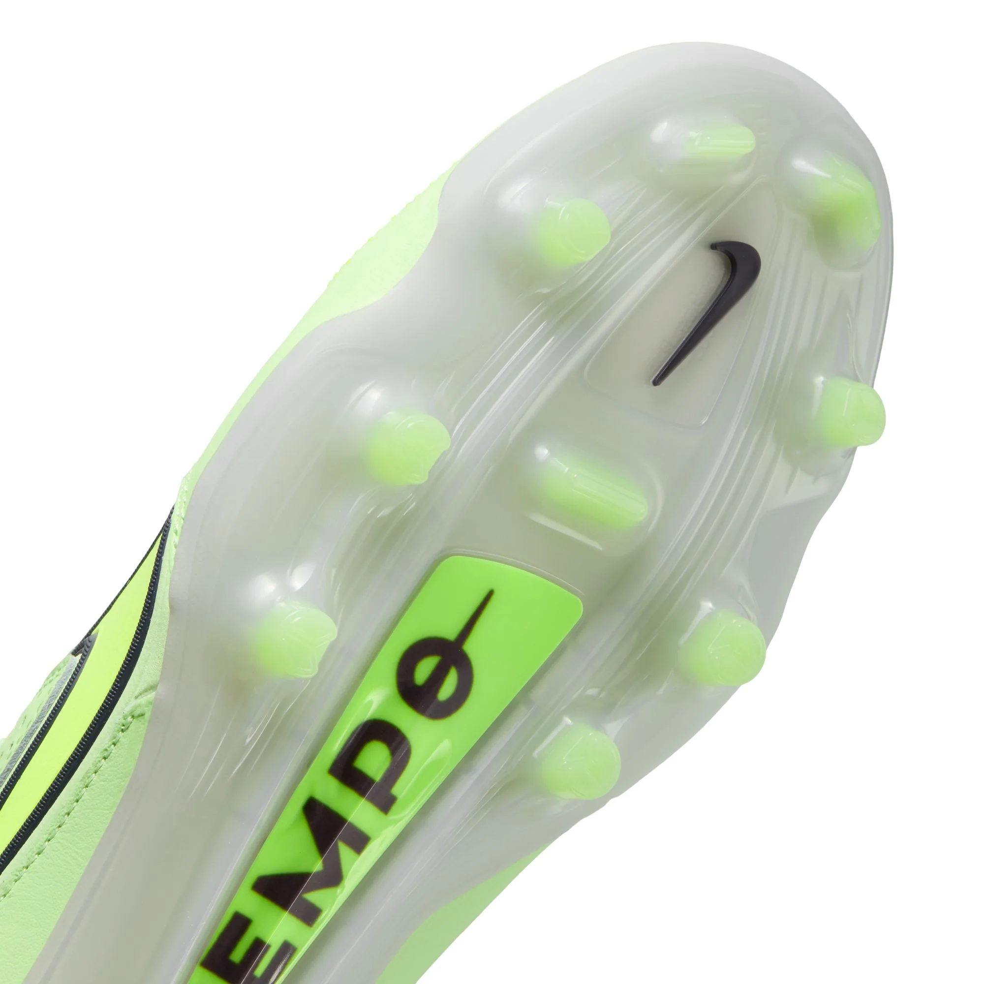 Nike Tiempo Legend 9 Elite FG Firm Ground Soccer Cleat - Yellow/White/Dark Grey - Image 11