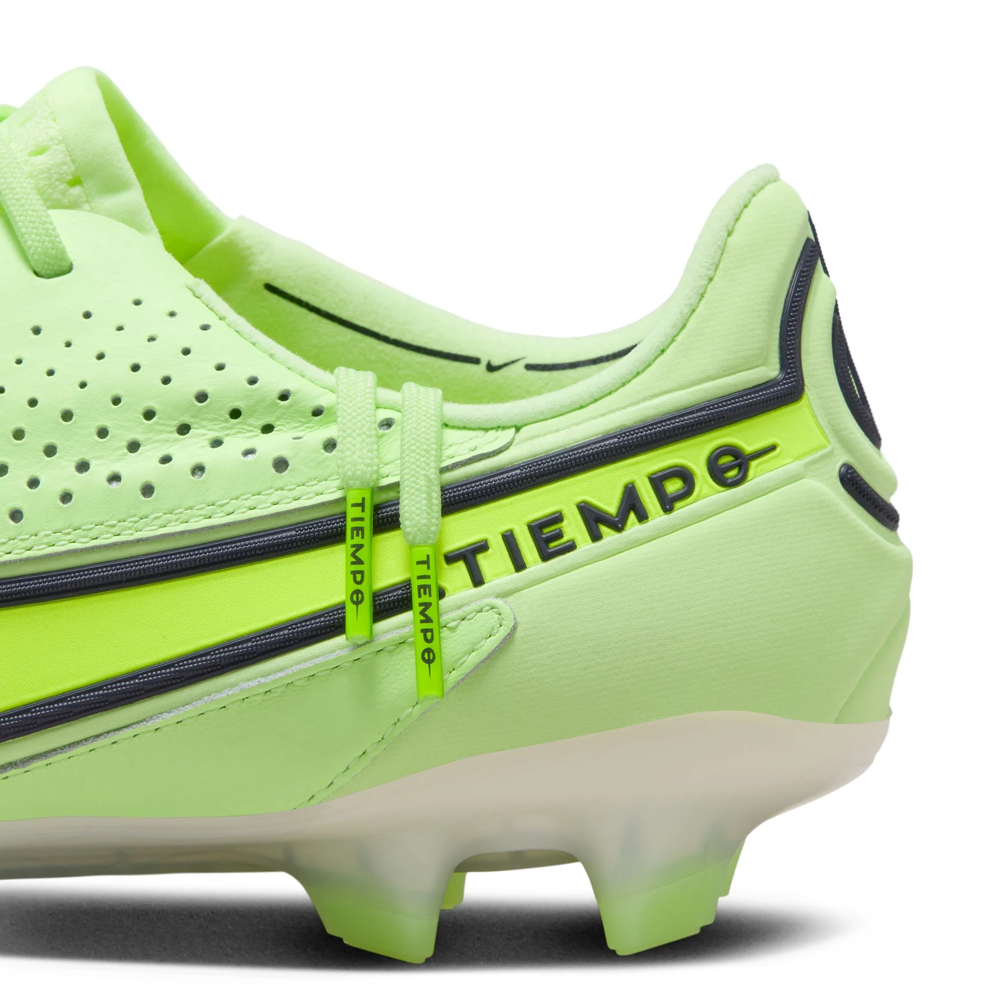 Nike Tiempo Legend 9 Elite FG Firm Ground Soccer Cleat - Yellow/White/Dark Grey - Image 9