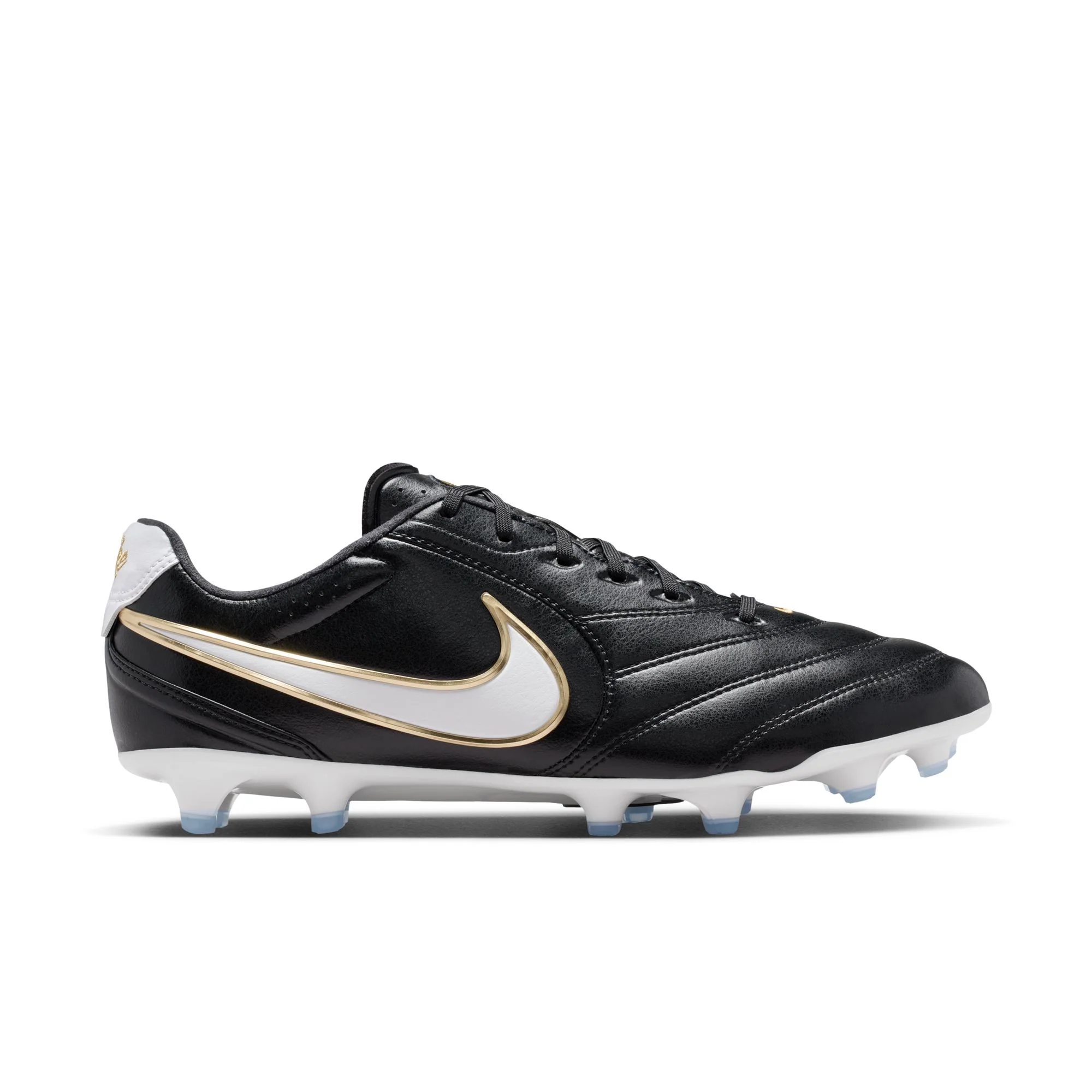 Nike Tiempo Ligera Pro FG Firm Ground Soccer Cleats- Black/White