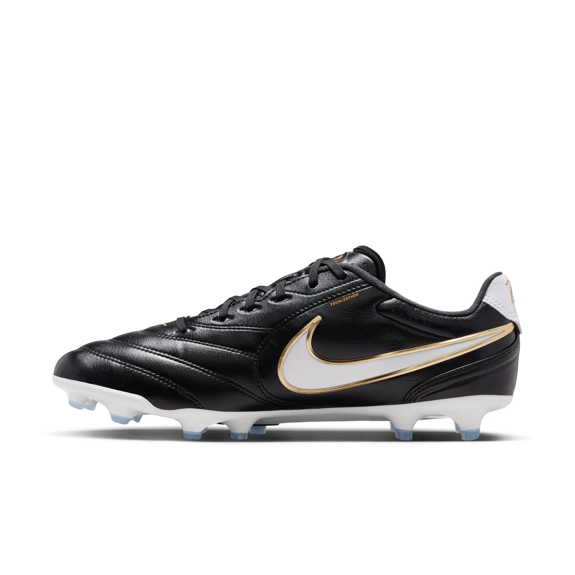 Nike Tiempo Ligera Pro FG Firm Ground Soccer Cleats- Black/White - Image 2