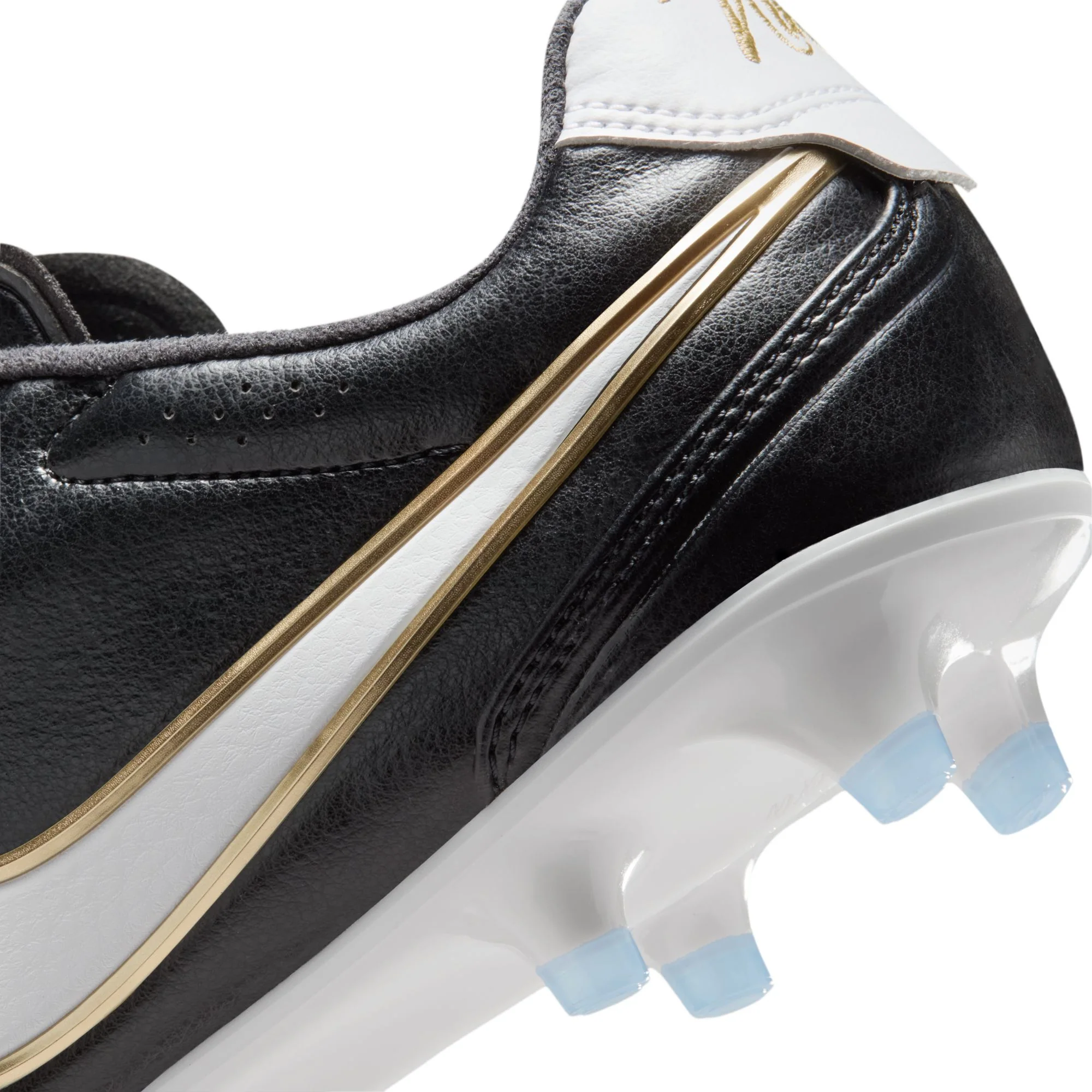 Nike Tiempo Ligera Pro FG Firm Ground Soccer Cleats- Black/White - Image 8