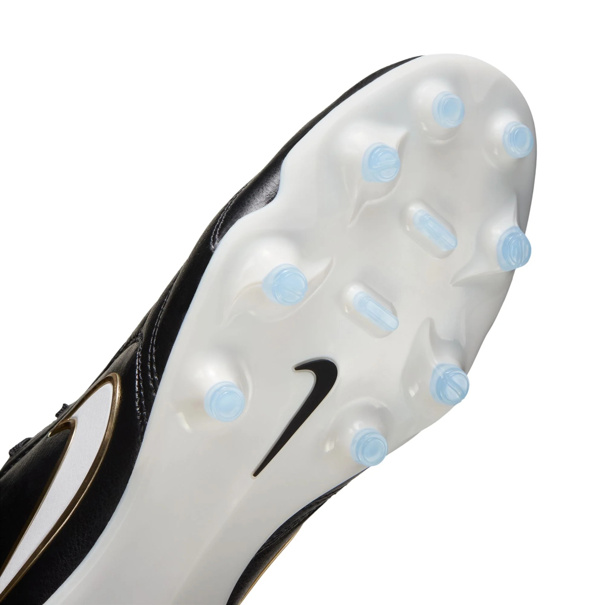 Nike Tiempo Ligera Pro FG Firm Ground Soccer Cleats- Black/White - Image 9