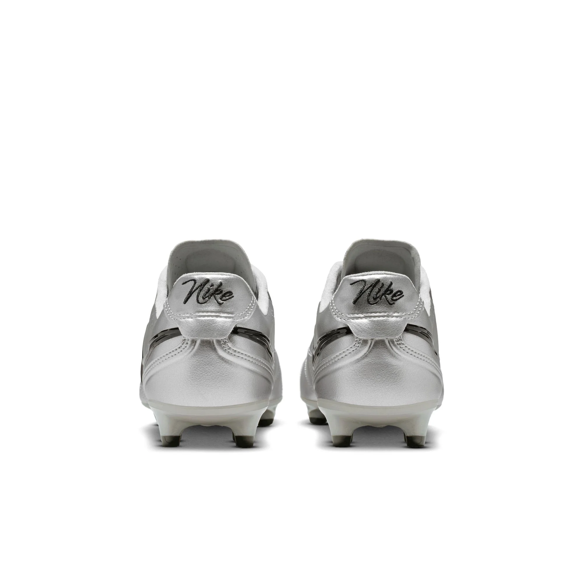 Nike Tiempo Ligera Pro FG Firm Ground Soccer Cleats- Metallic Silver/Black - Image 5