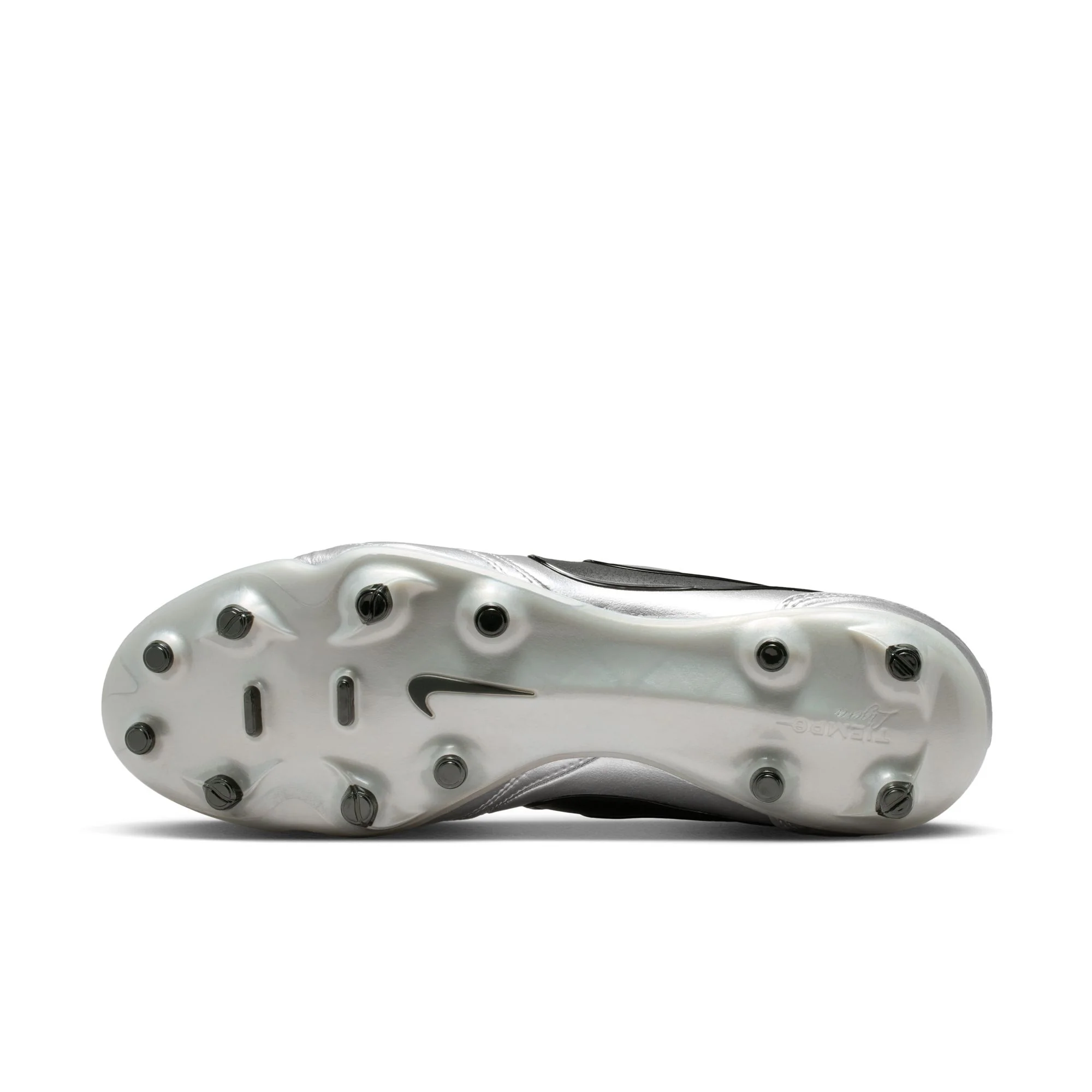 Nike Tiempo Ligera Pro FG Firm Ground Soccer Cleats- Metallic Silver/Black - Image 6