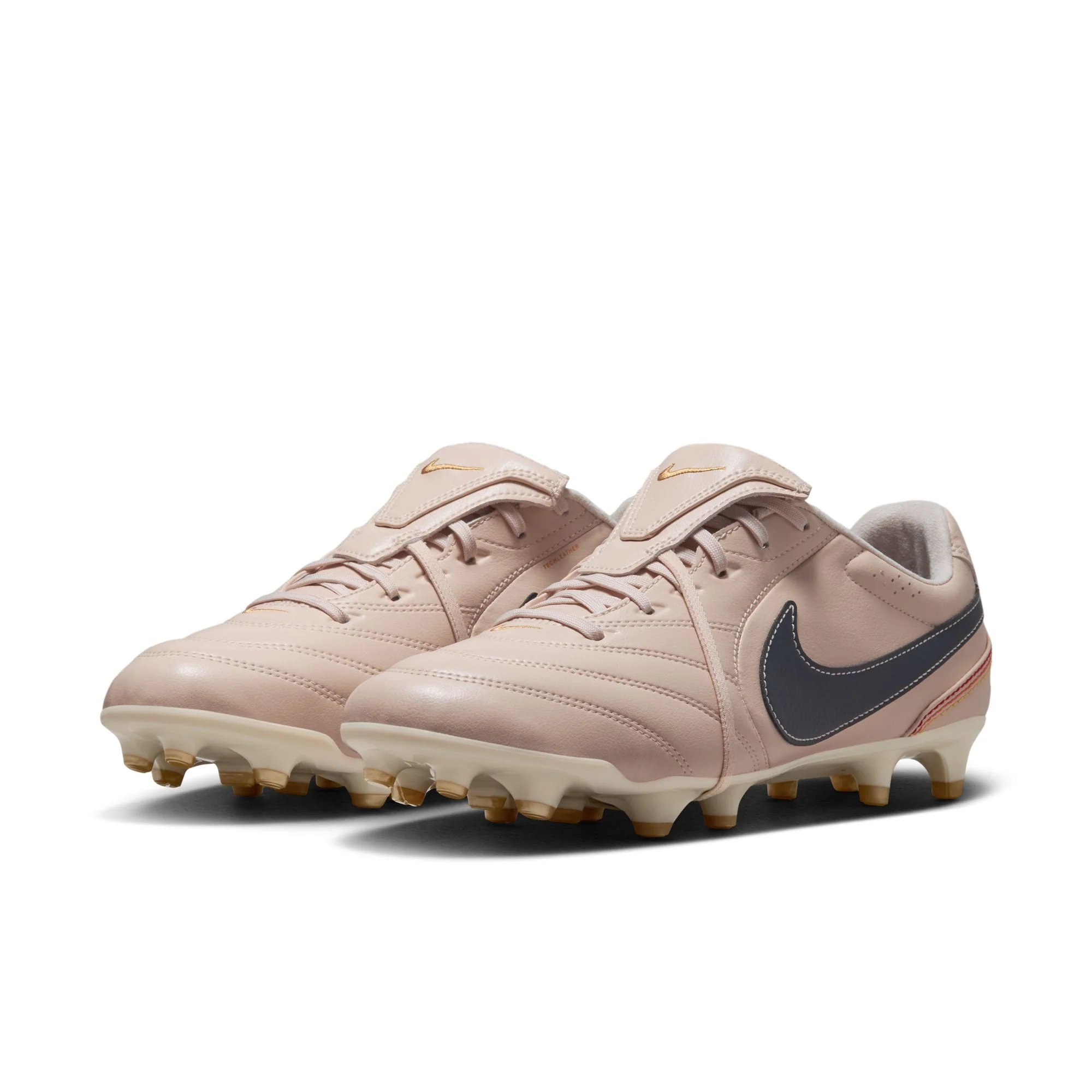 Nike Tiempo Ligera Pro FG Firm Ground Soccer Cleats- Pearl White/Dark Obsidian - Image 4