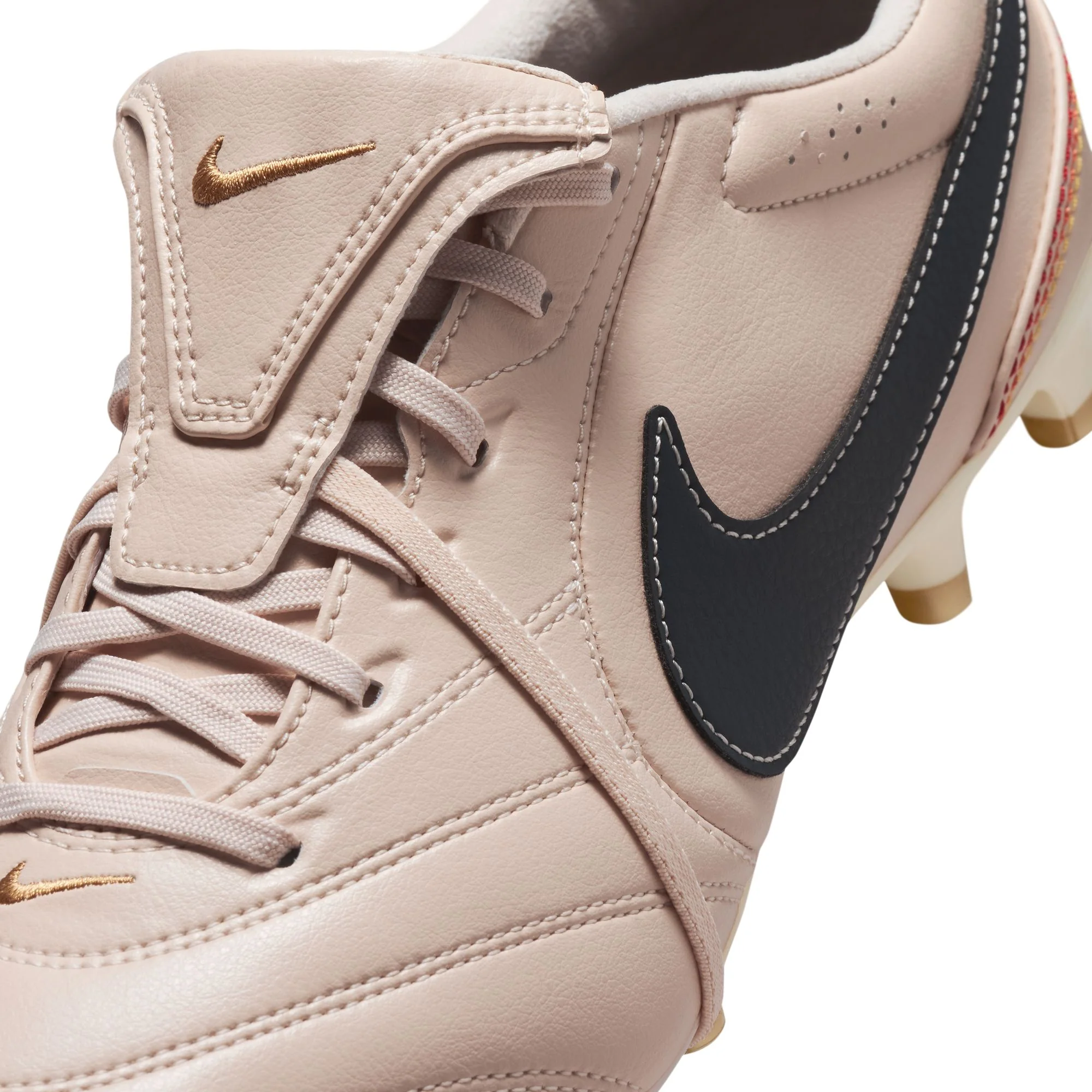 Nike Tiempo Ligera Pro FG Firm Ground Soccer Cleats- Pearl White/Dark Obsidian - Image 7