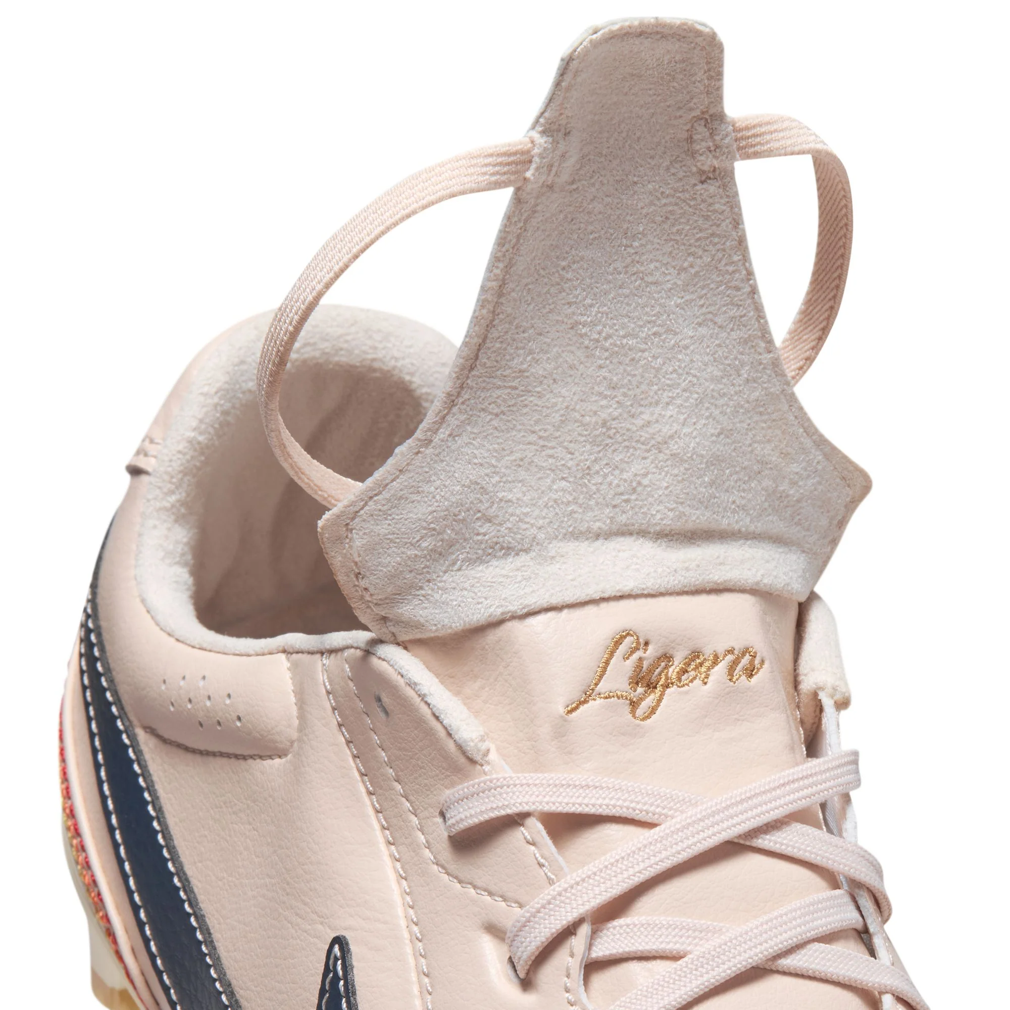 Nike Tiempo Ligera Pro FG Firm Ground Soccer Cleats- Pearl White/Dark Obsidian - Image 9