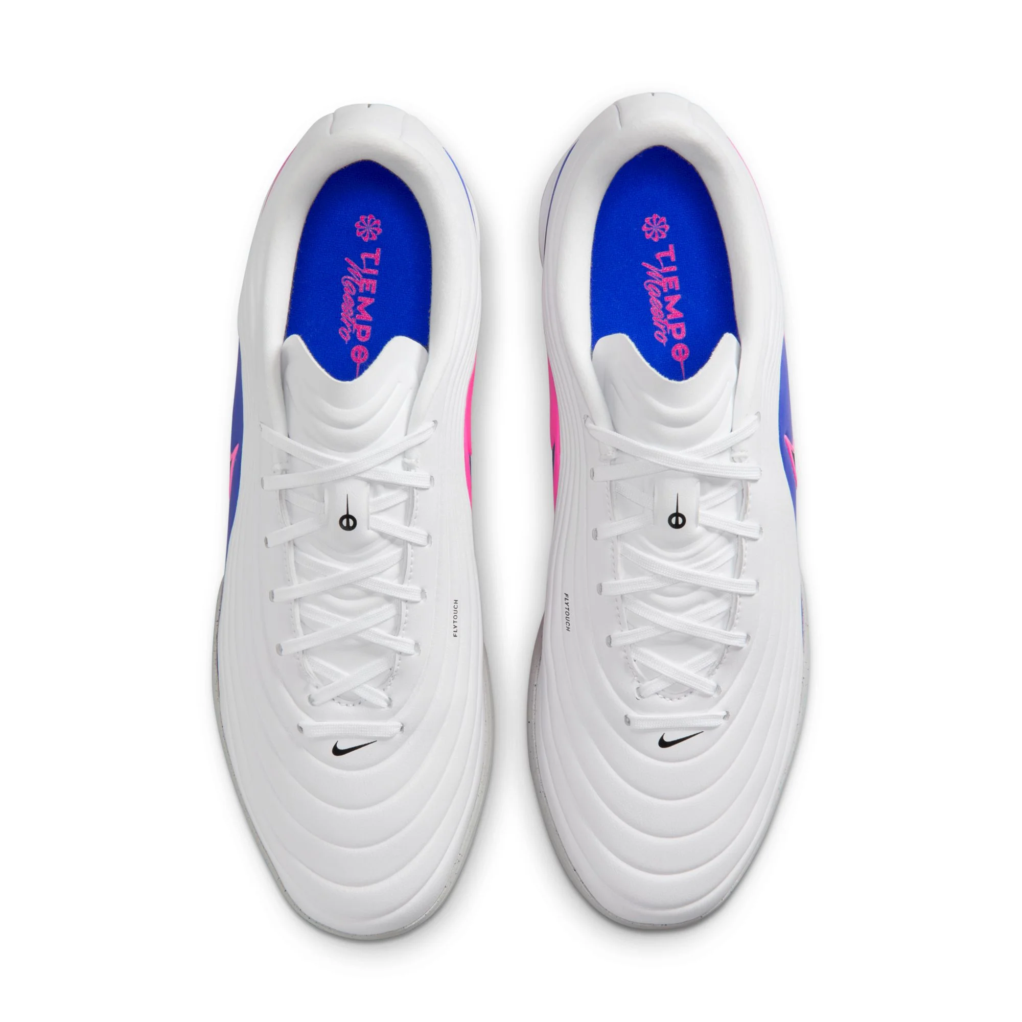 Nike Tiempo Maestro Academy TF Turf Soccer Cleat - White/Black/Racer Blue/Pink Blast - Image 3
