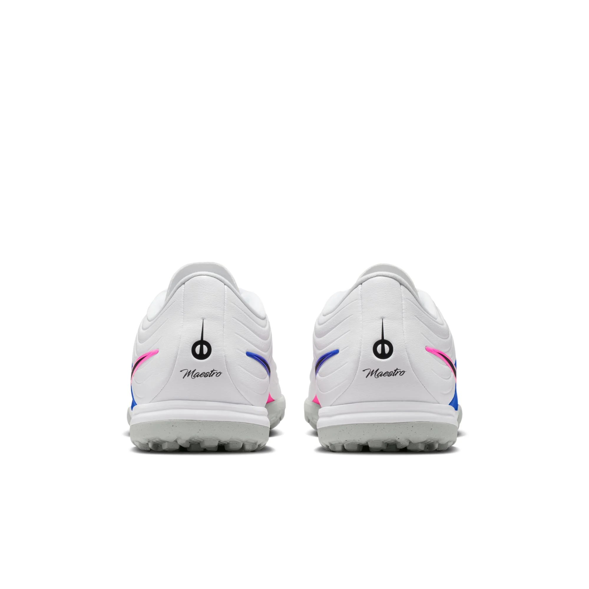 Nike Tiempo Maestro Academy TF Turf Soccer Cleat - White/Black/Racer Blue/Pink Blast - Image 5