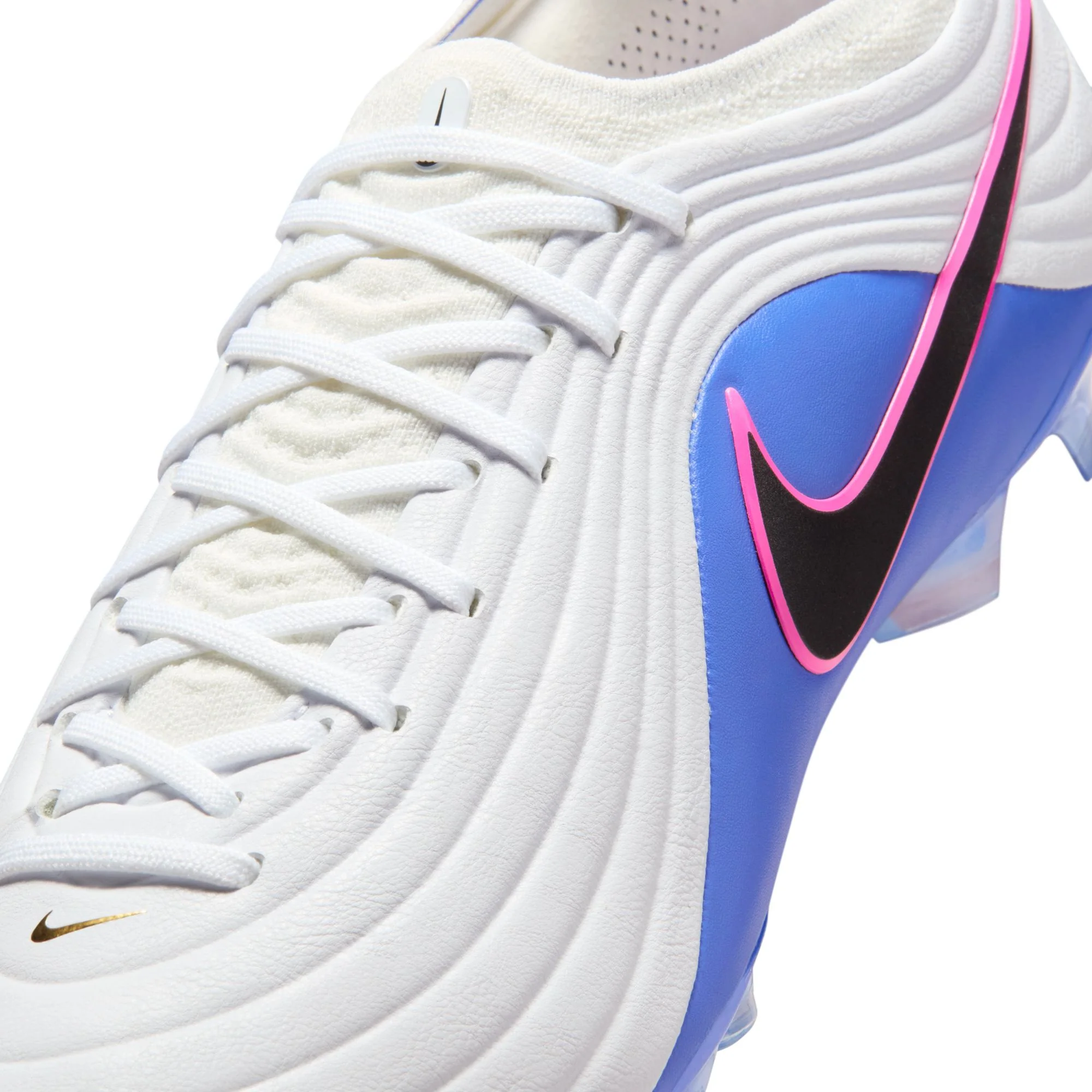 Nike Tiempo Maestro Elite FG Firm Ground Soccer Cleats- White/Black/Racer Blue/Pink Blast - Image 8