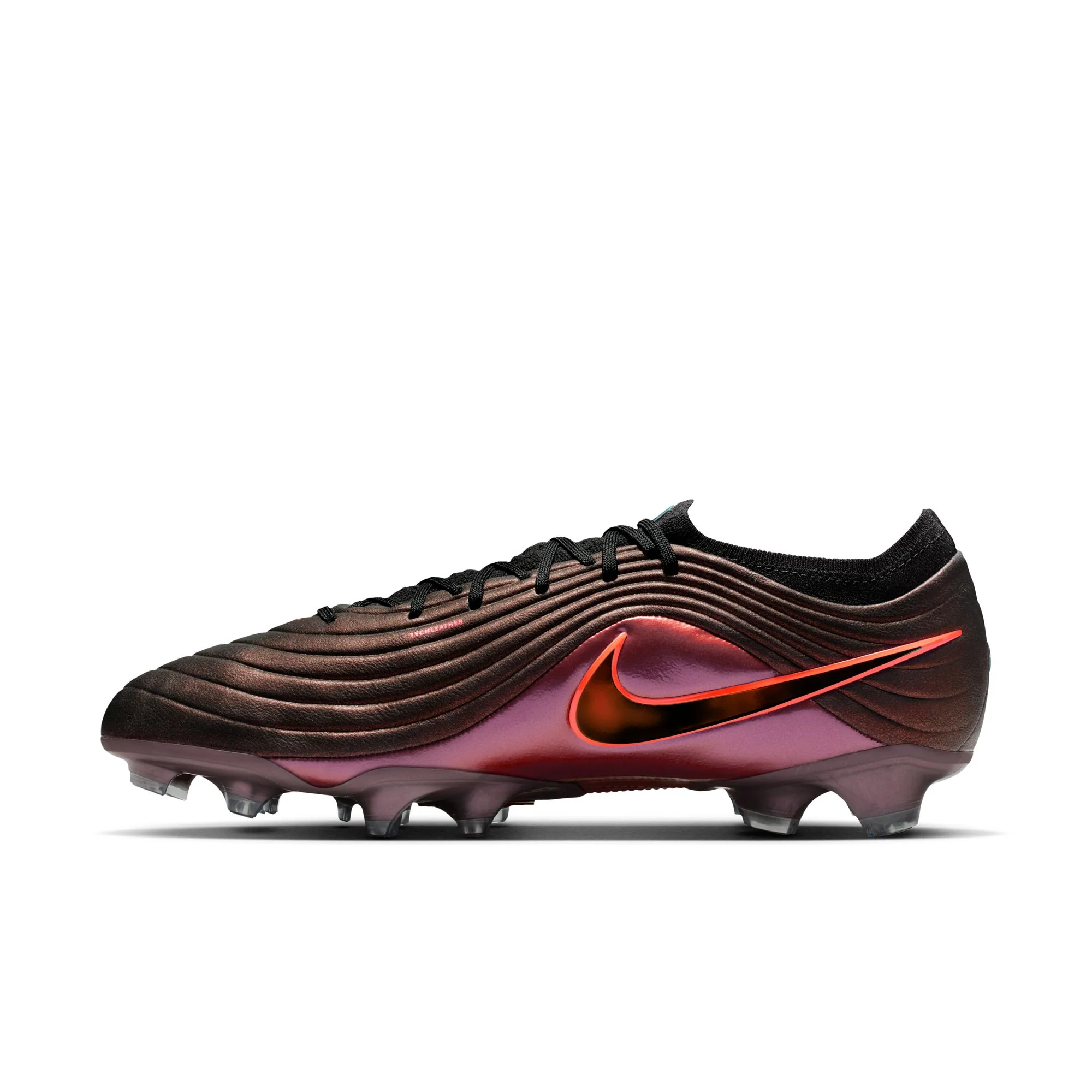 Nike Tiempo Maestro Elite LV8 FG Firm Ground Soccer Cleats-  Black/Laser Orange/Hyper Crimson - Image 2