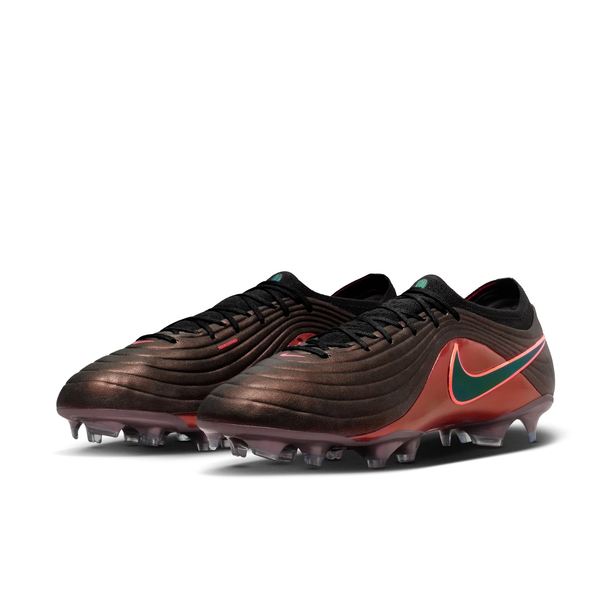 Nike Tiempo Maestro Elite LV8 FG Firm Ground Soccer Cleats-  Black/Laser Orange/Hyper Crimson - Image 4