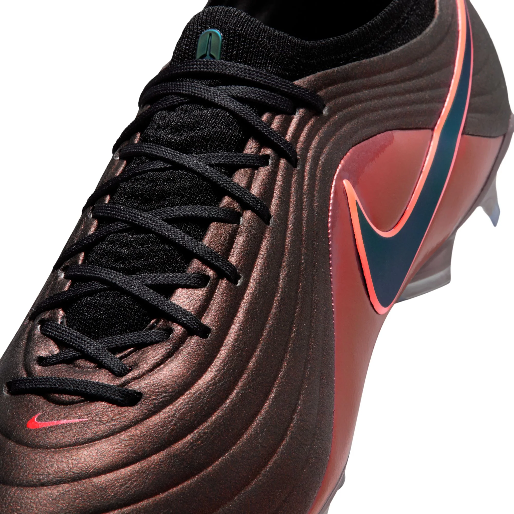 Nike Tiempo Maestro Elite LV8 FG Firm Ground Soccer Cleats-  Black/Laser Orange/Hyper Crimson - Image 8