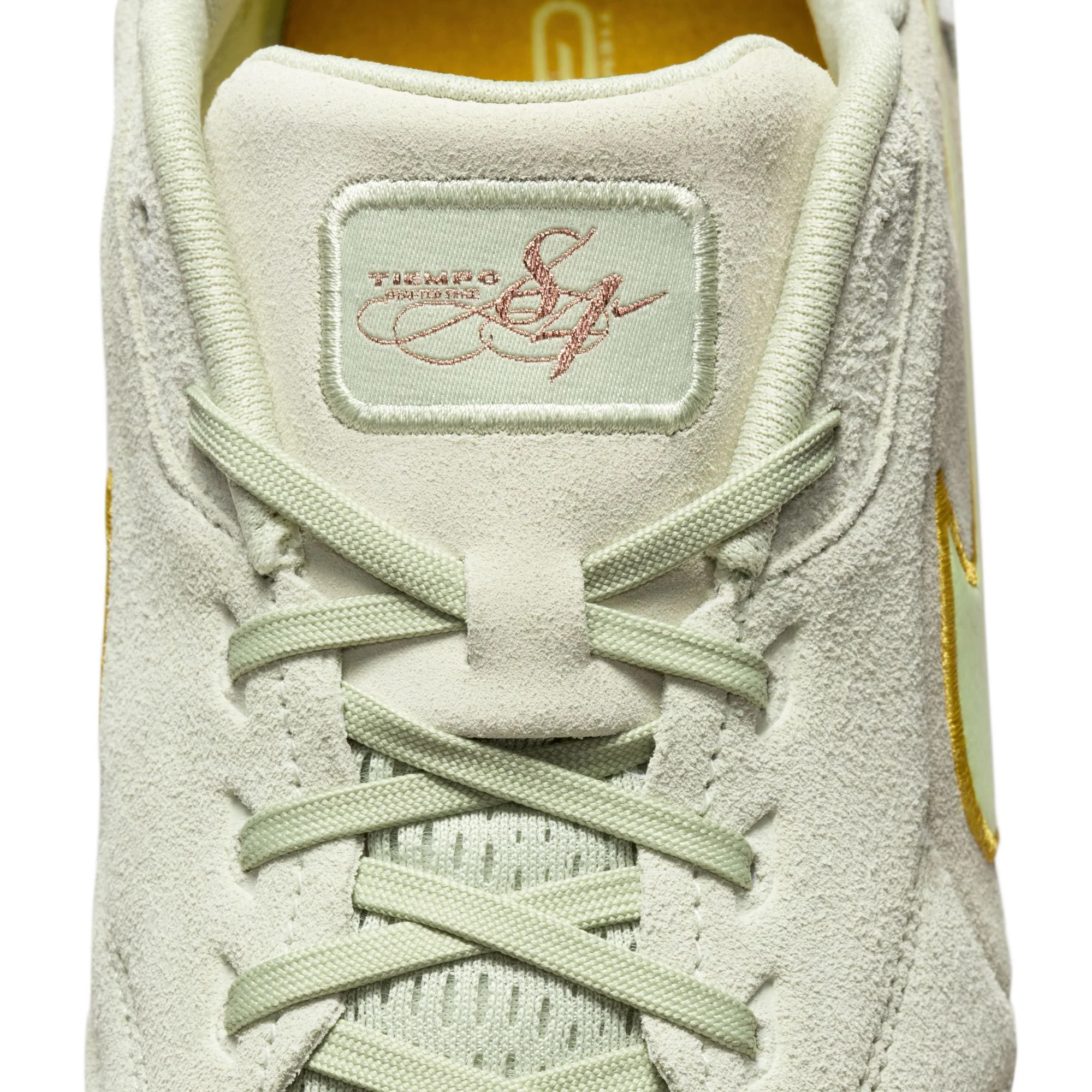 Nike Tiempo Streetgato LE Indoor Soccer Shoes-  Olive Aura/Light Liquid Lime - Image 7