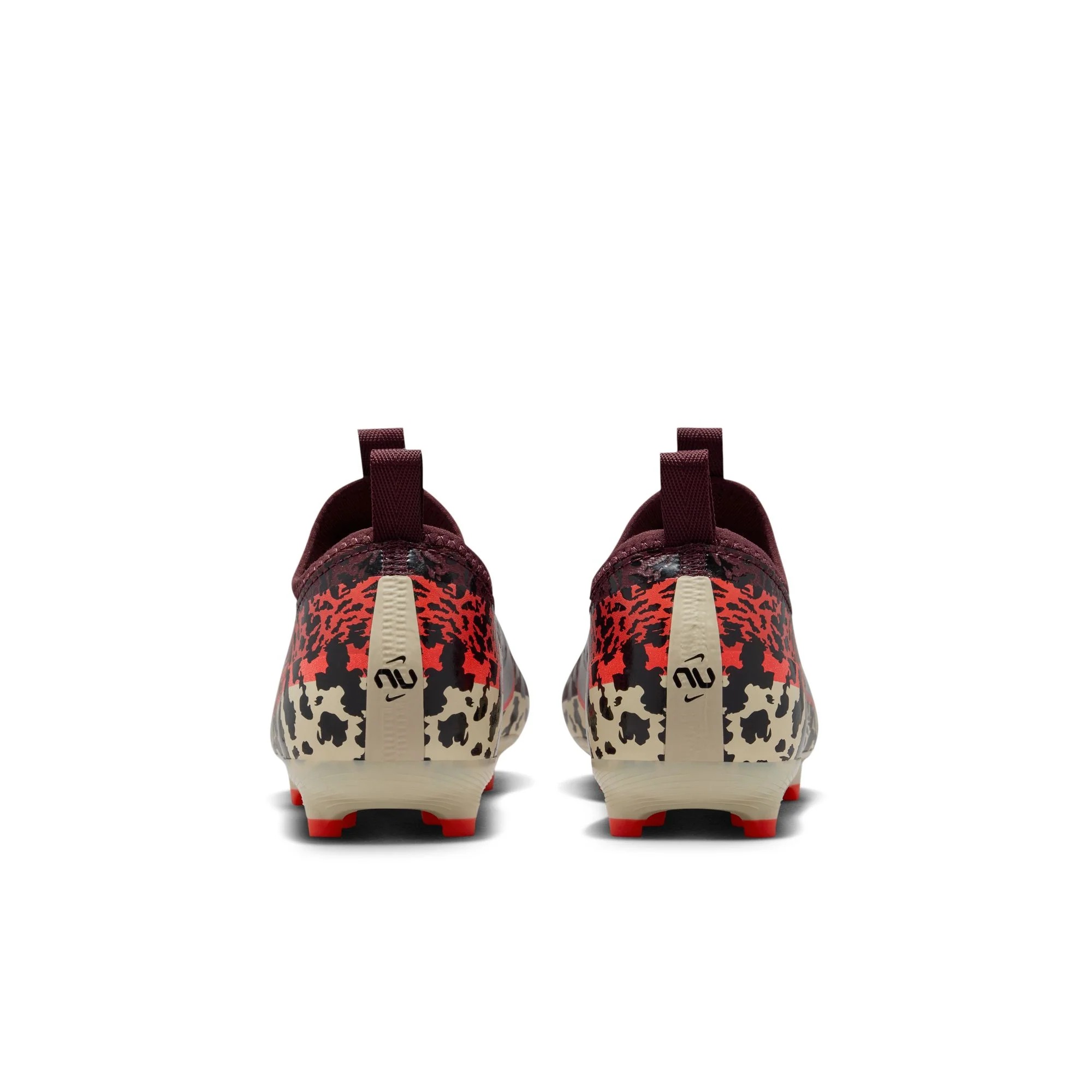 Nike United Junior Mercurial Vapor 16 Academy FG Firm Ground Low-Top Soccer Cleats- Burgundy Crush/Metallic Silver - Image 5